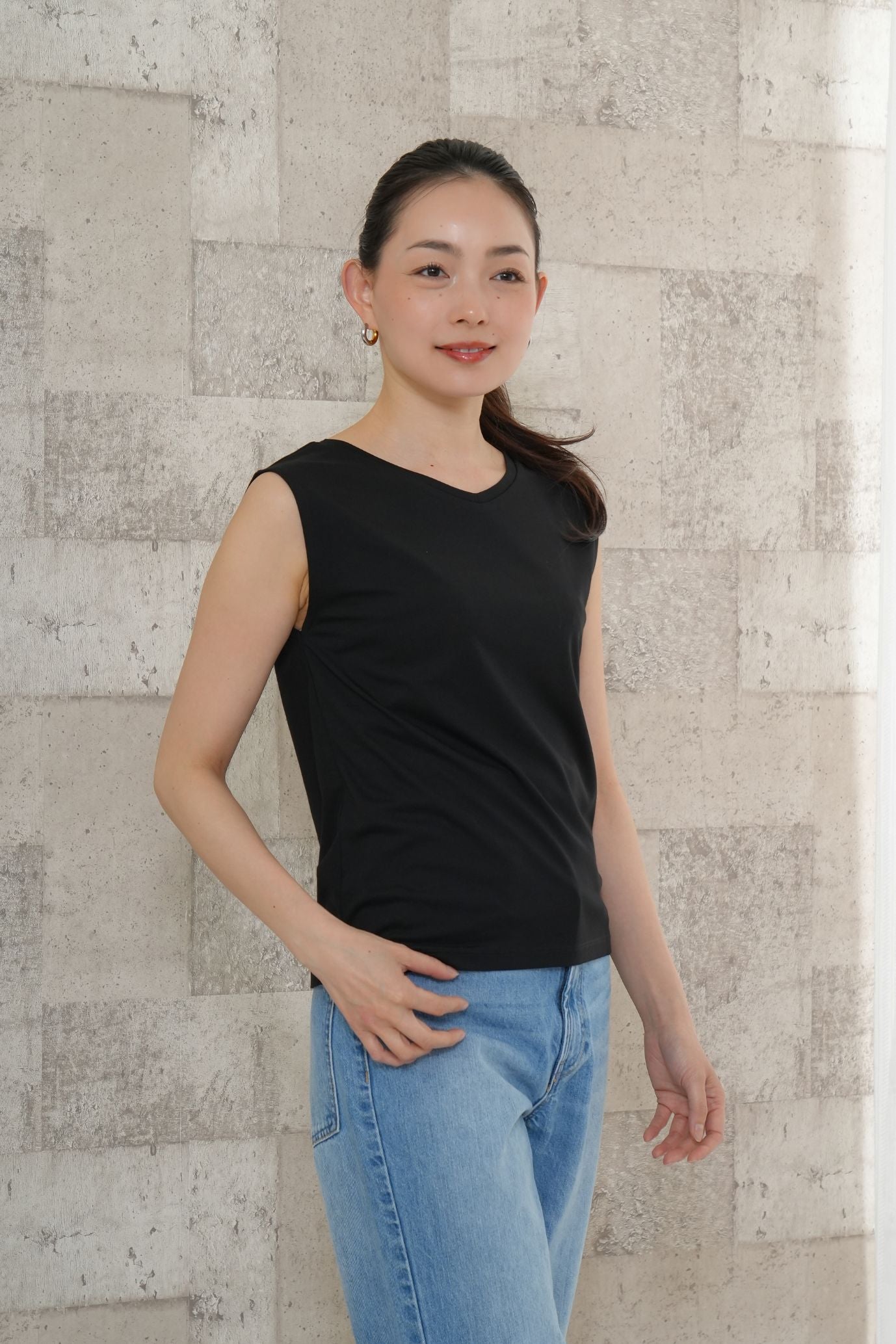 ◆まとめ割対象 ツヤアリ2WAYノースリ