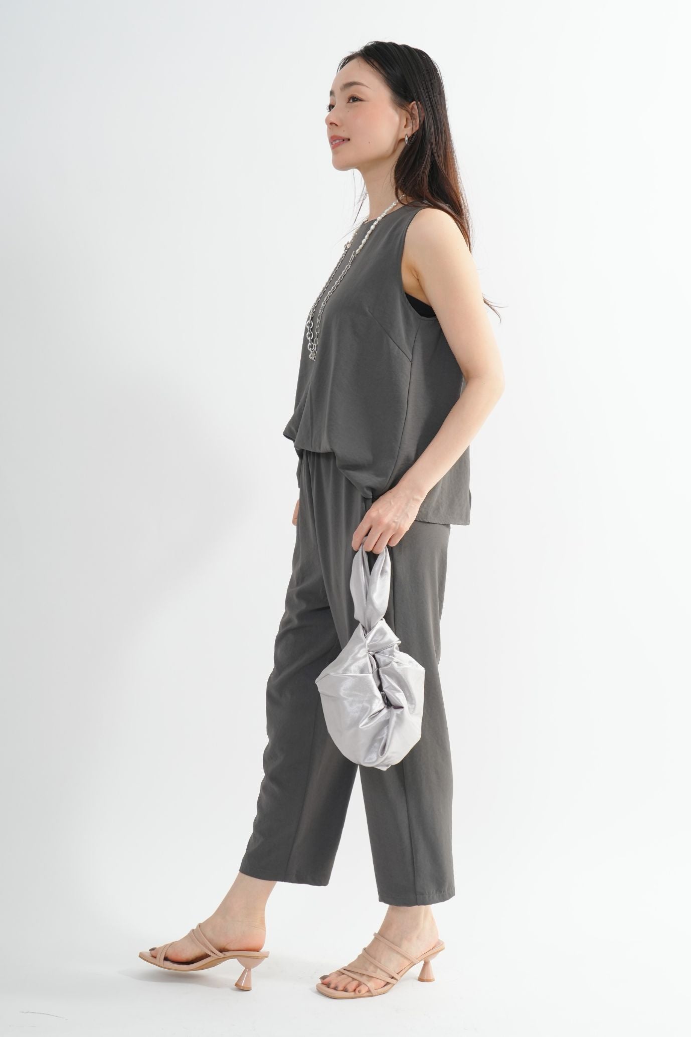 <30%OFF>バックスリットオールインワン