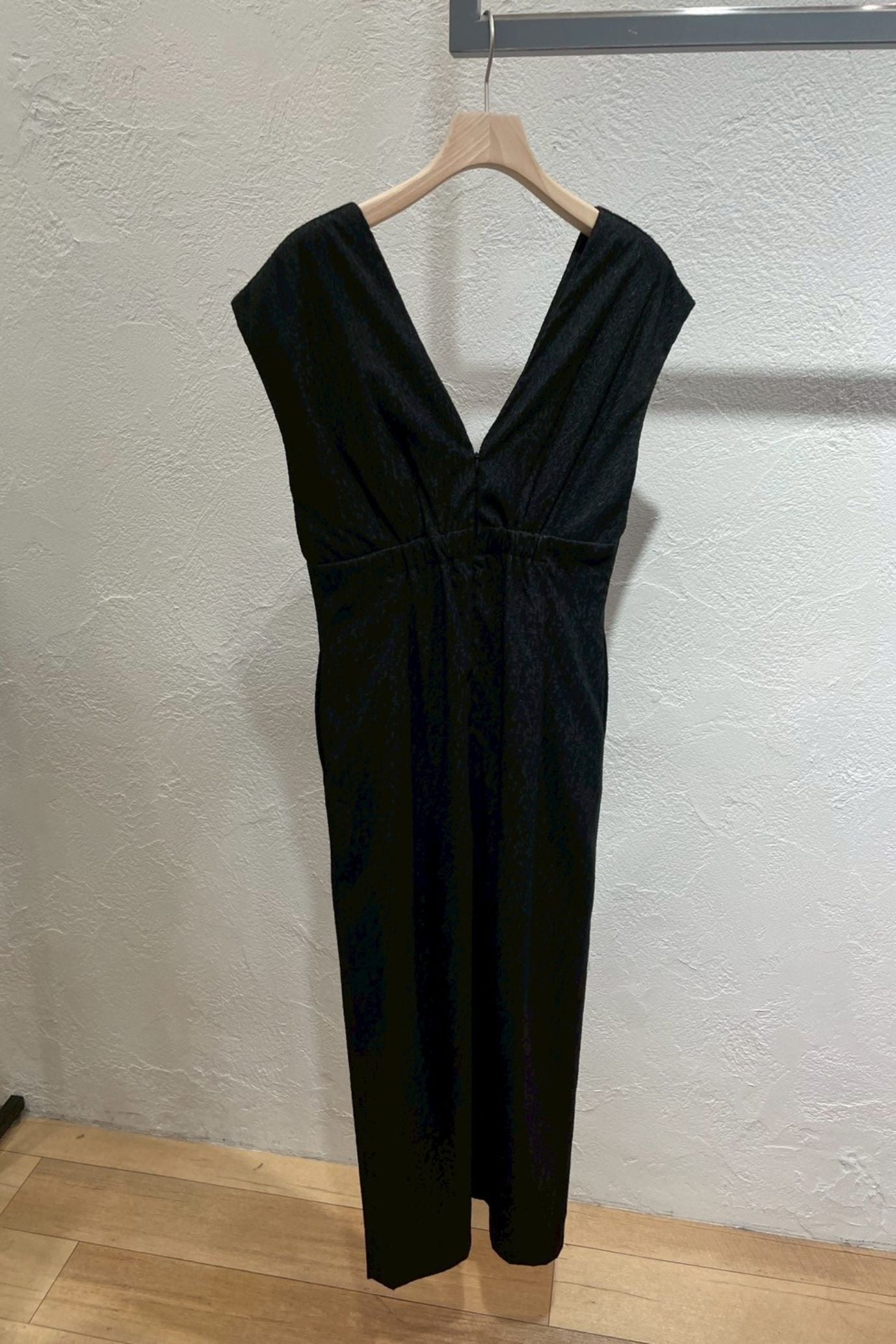 Vネックジャガードドレス<2pcs SET>