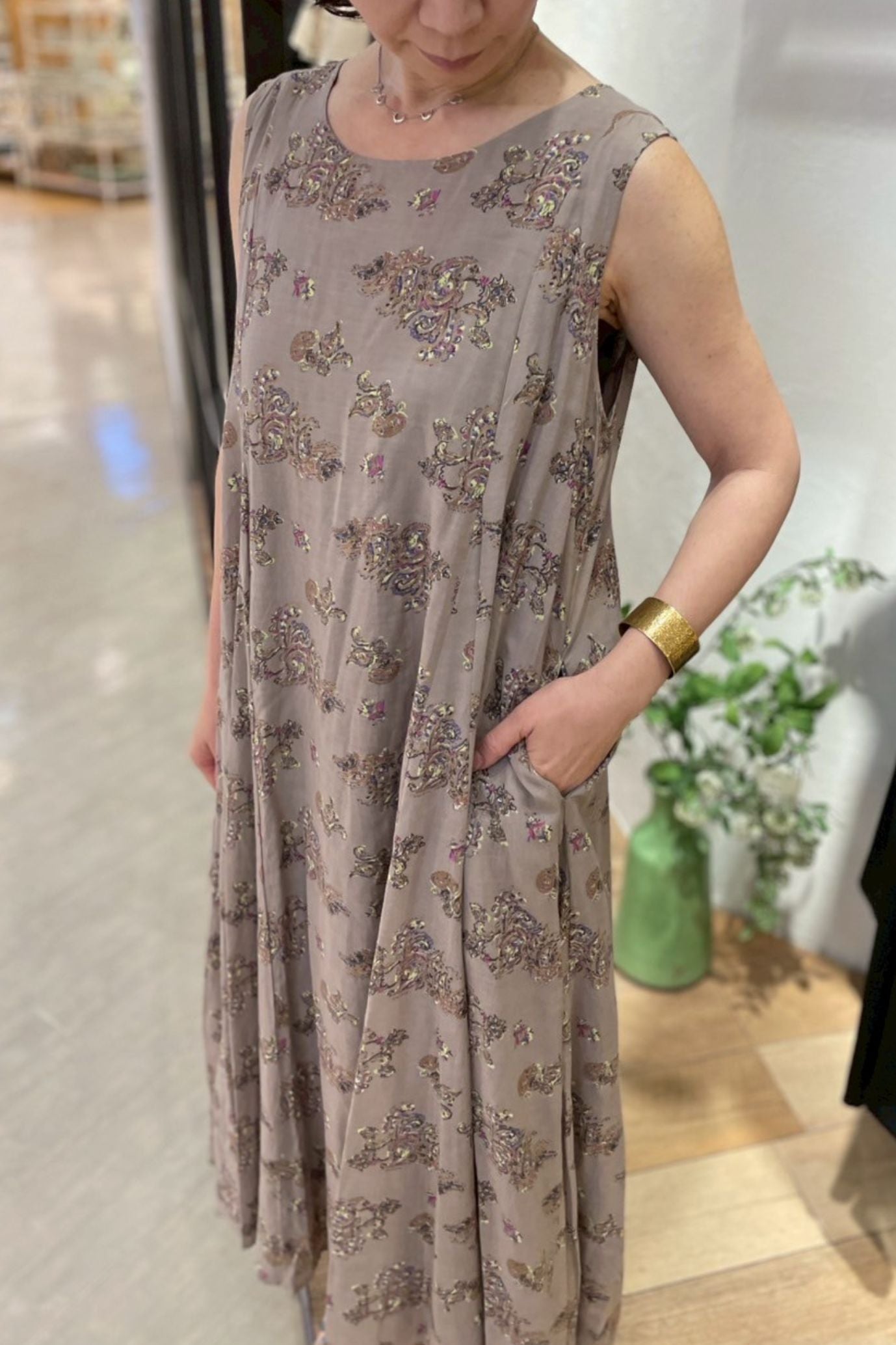 <20%OFF>コットン2WAYパネルワンピース