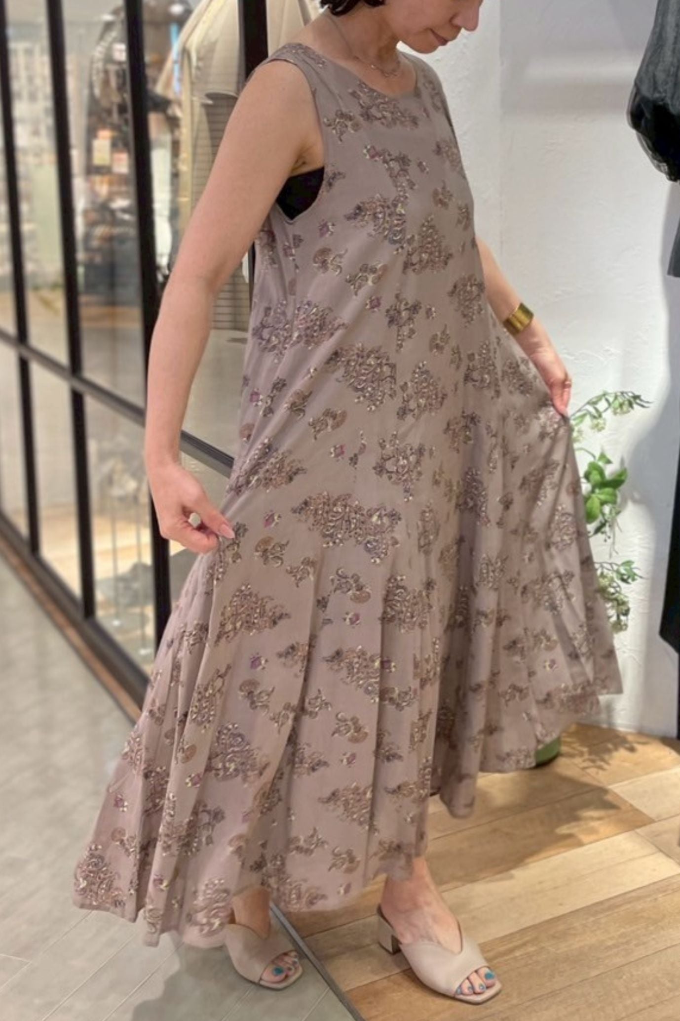 <20%OFF>コットン2WAYパネルワンピース