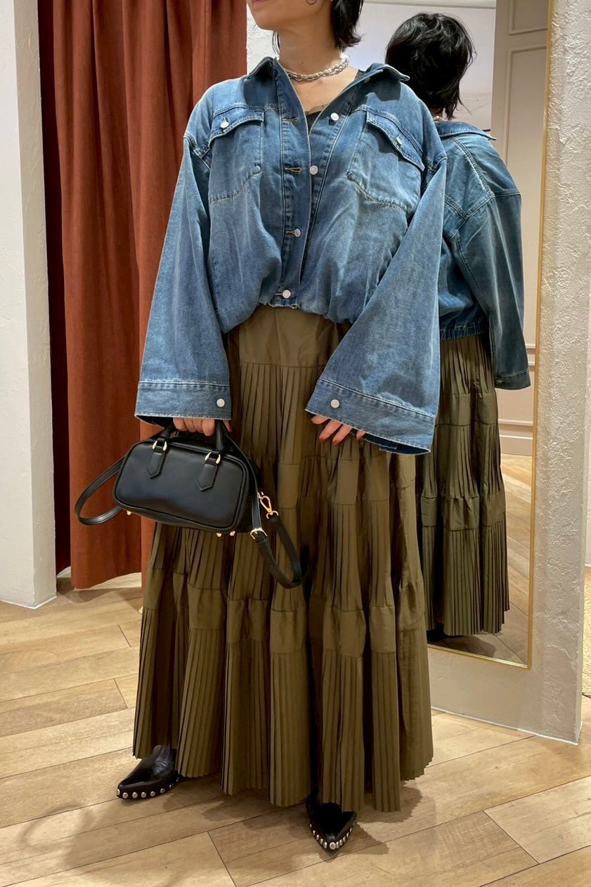 デニムバルーンジャケット