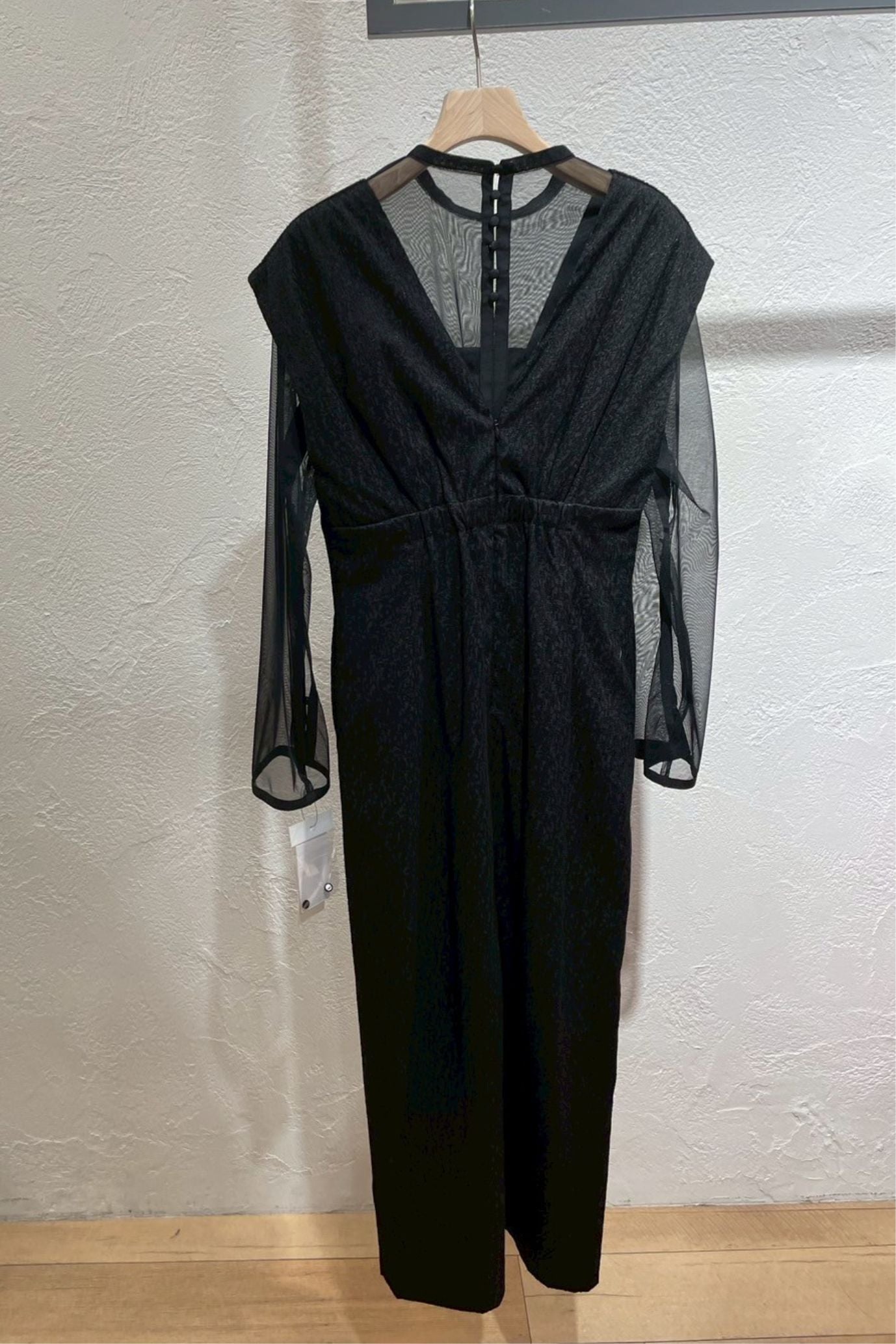 Vネックジャガードドレス<2pcs SET>