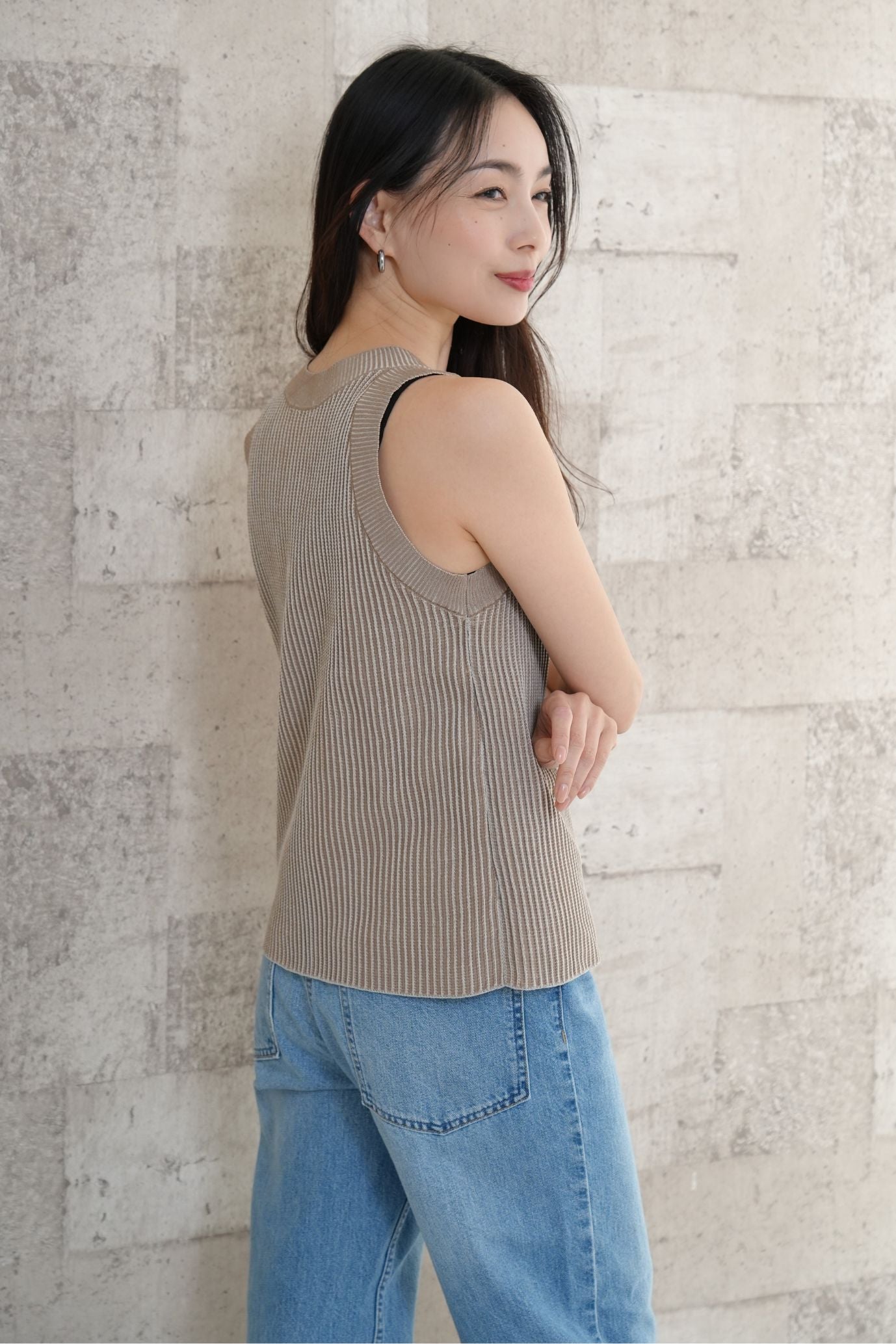 ◆まとめ割対象<EC限定>ハイショクリブノースリーブ