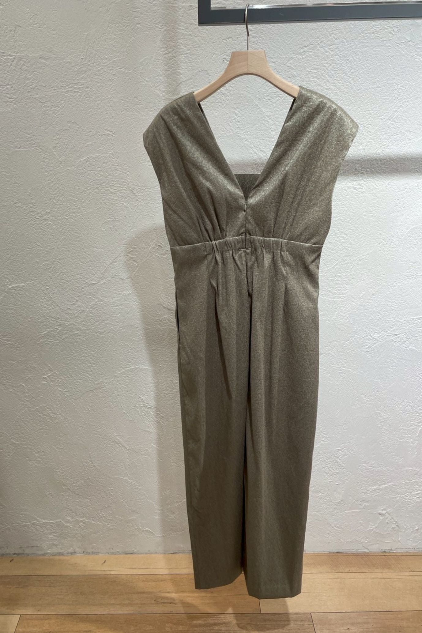 Vネックジャガードドレス<2pcs SET>