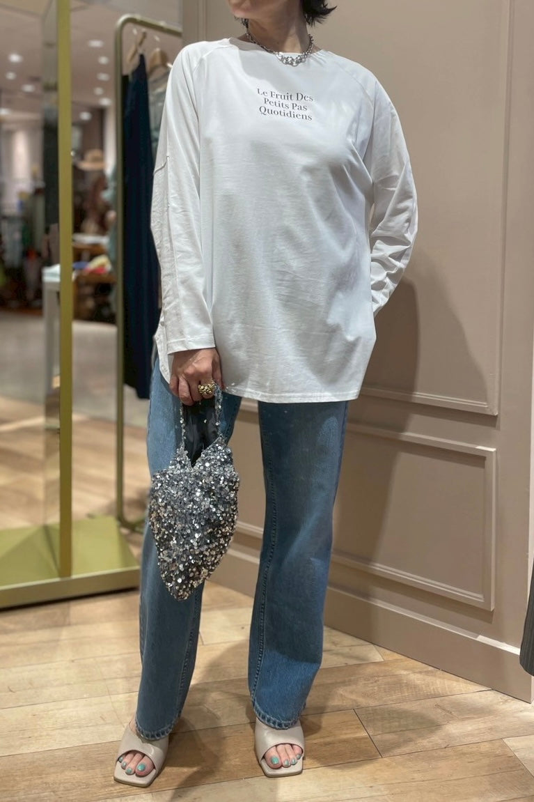 2WAYイヌプリントTシャツ