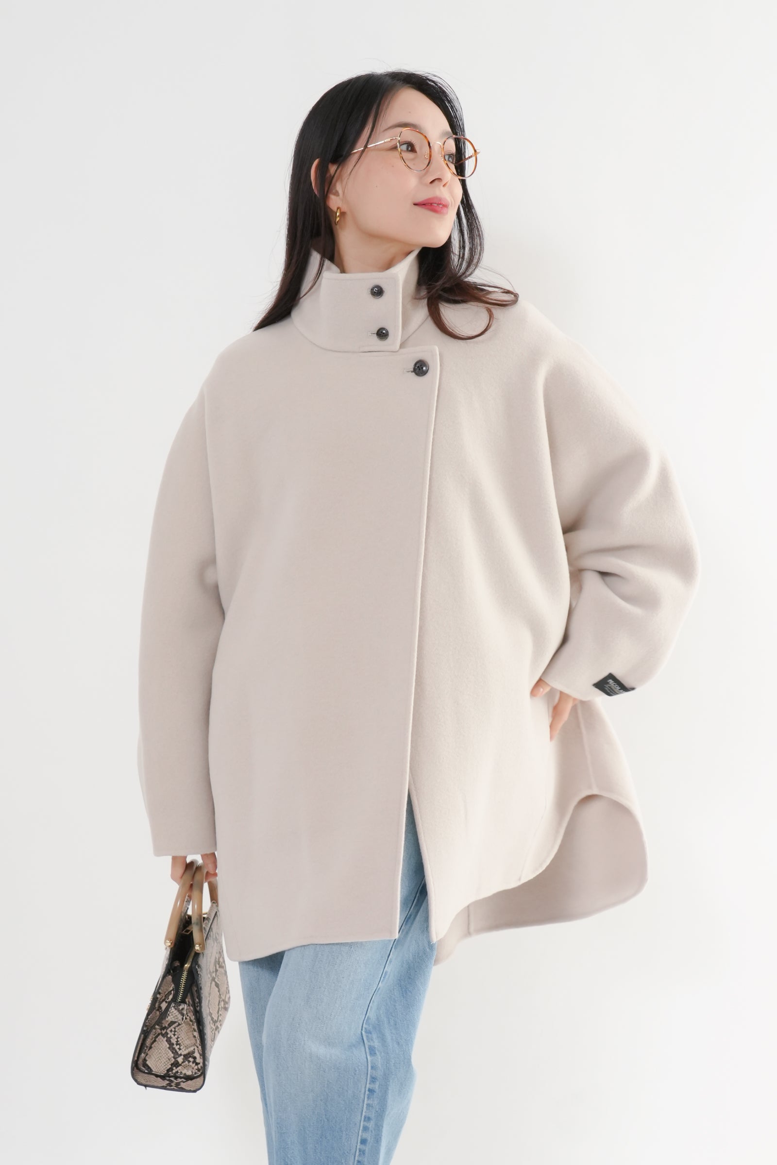 ダブルフェイスドルマンコート｜トップス・ニット／セーター｜ELVENCE