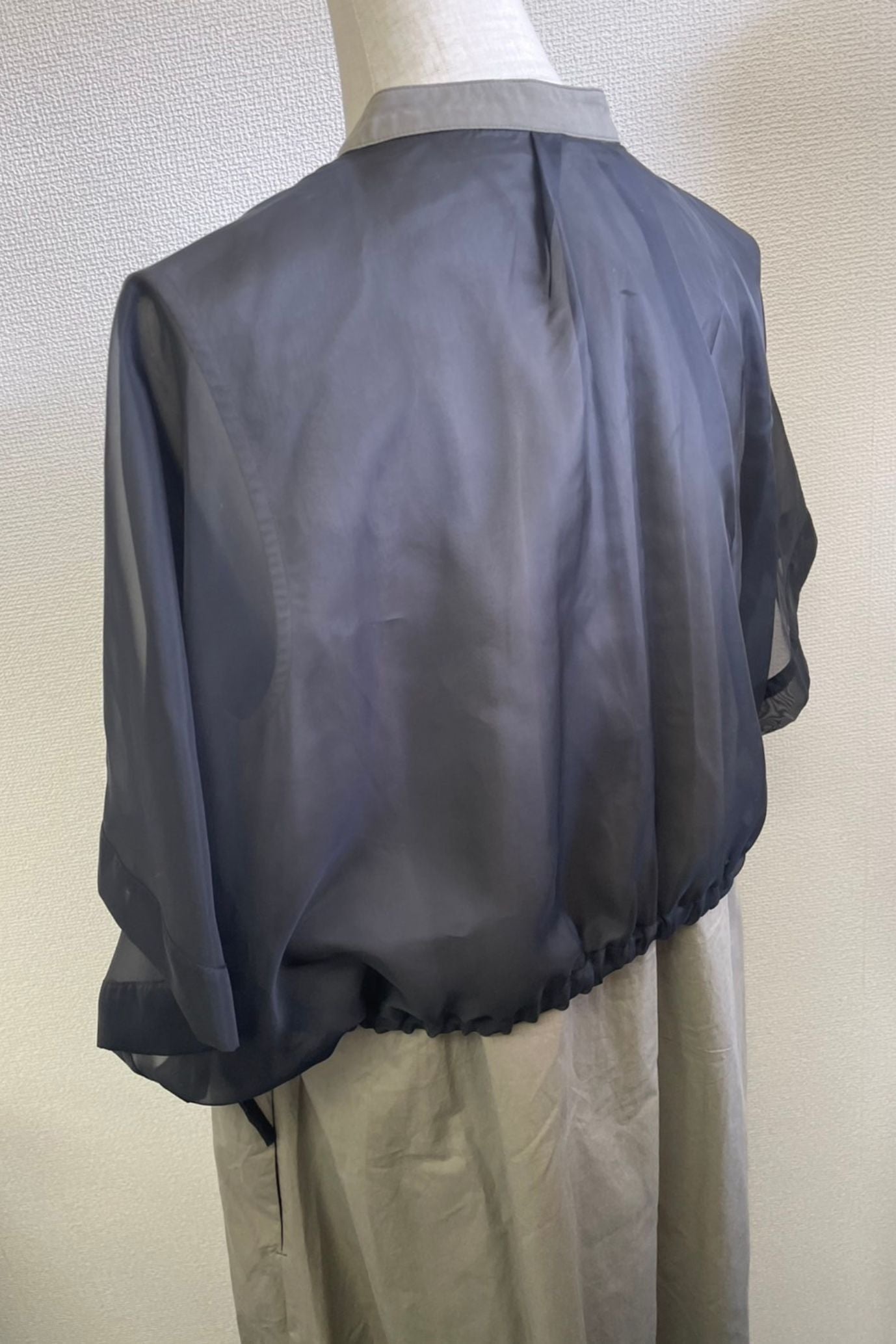 <30%OFF>シアーケープワンピース