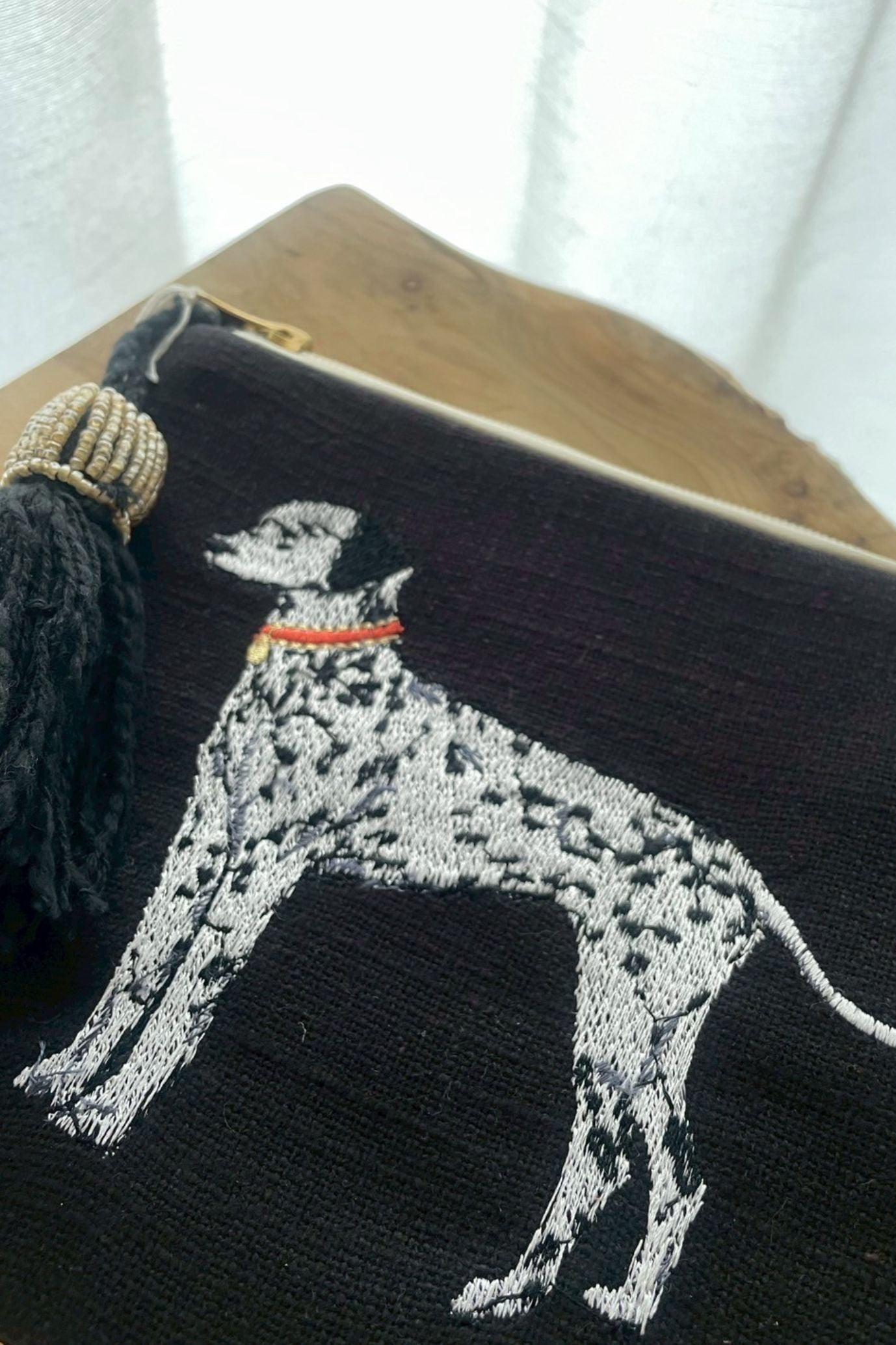 キャット*ドッグ刺繍ポーチ