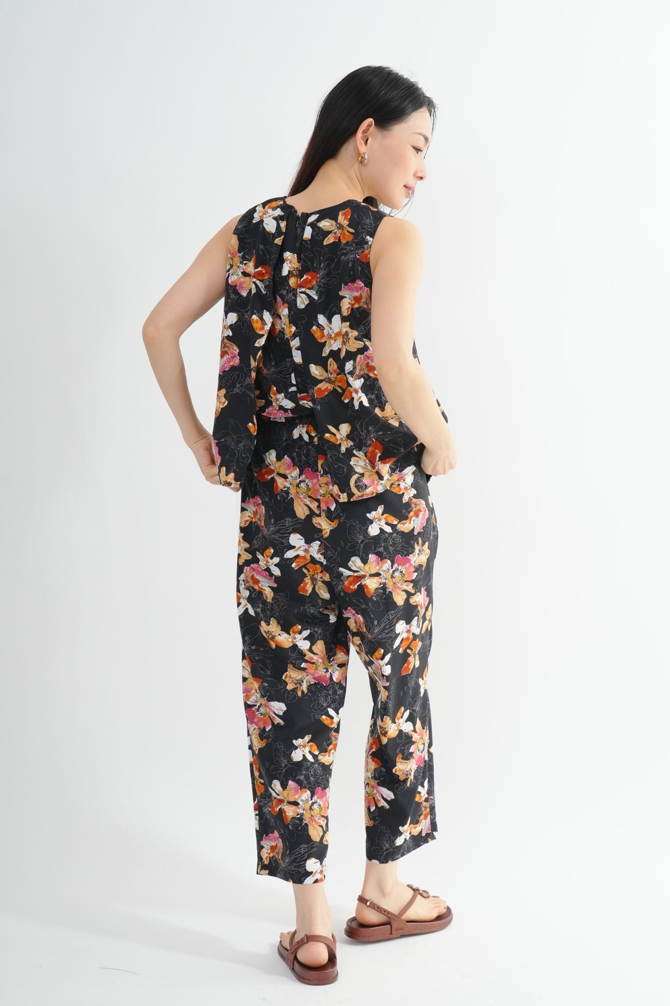 <30%OFF>バックスリットオールインワン