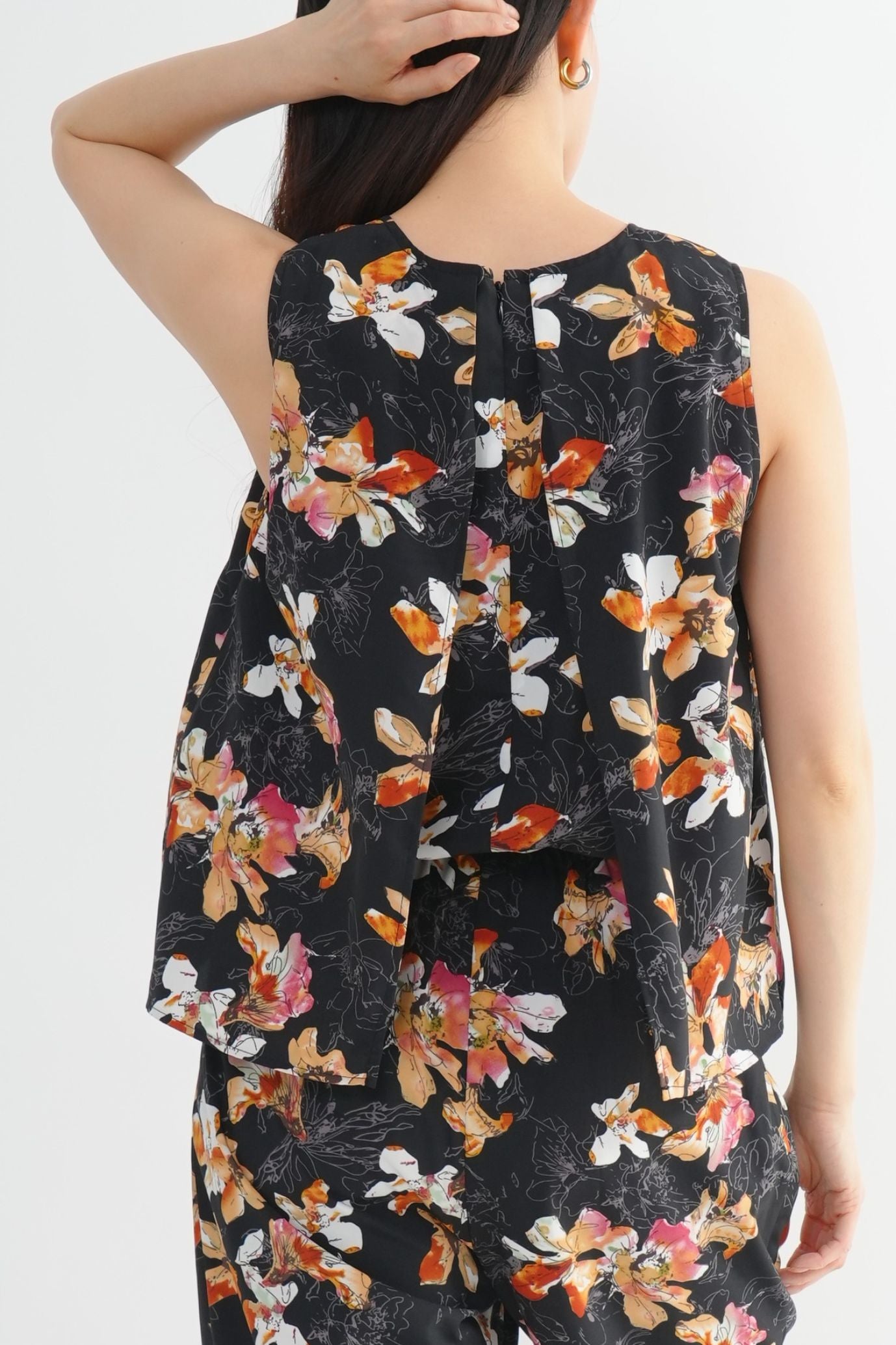 <30%OFF>バックスリットオールインワン