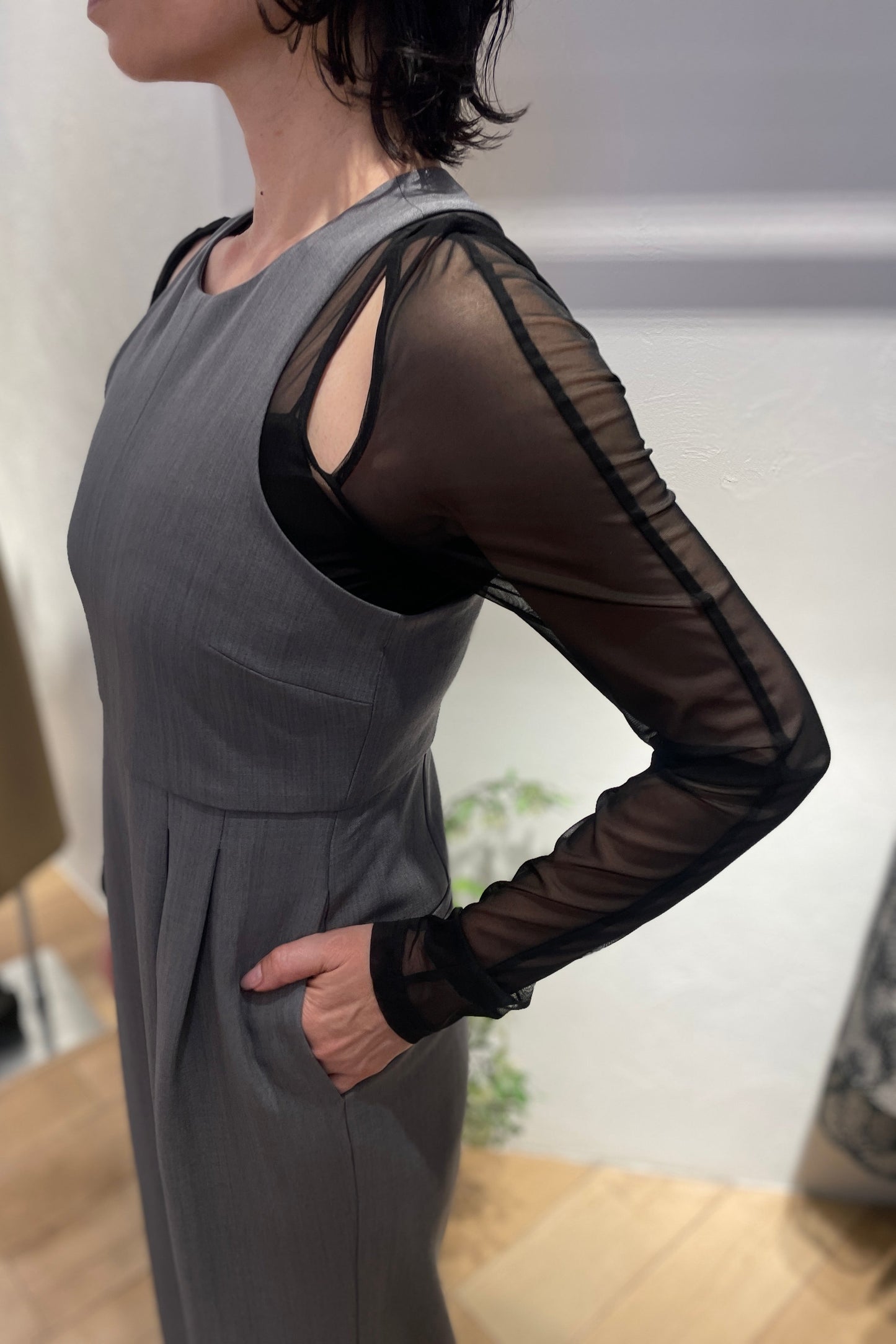フリルビスチェパンツドレス<3pcs SET>