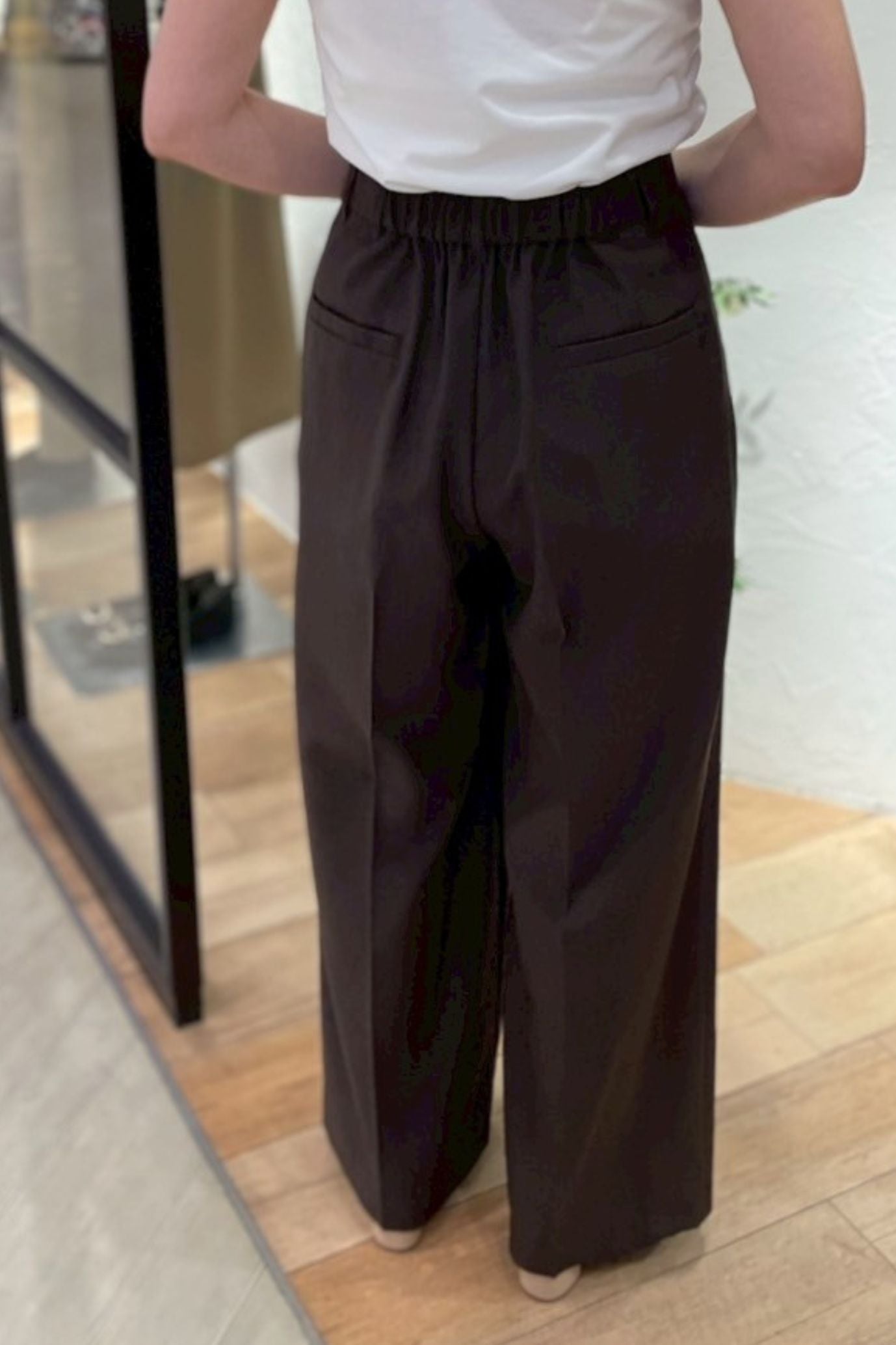 <50%OFF>シャンブレータックパンツ