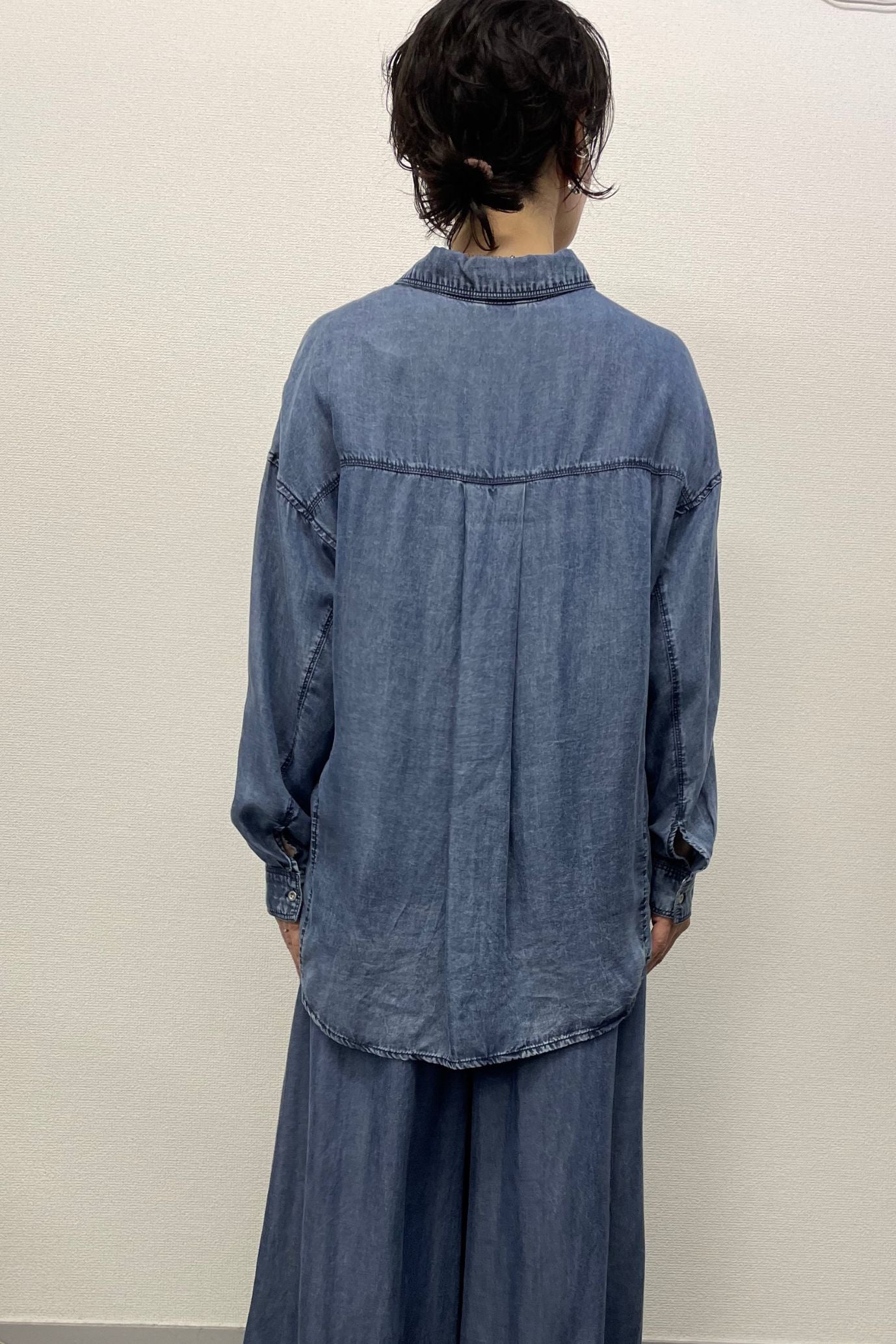 <6月上旬出荷予定>【NEW】バイオシルクデニムシャツ