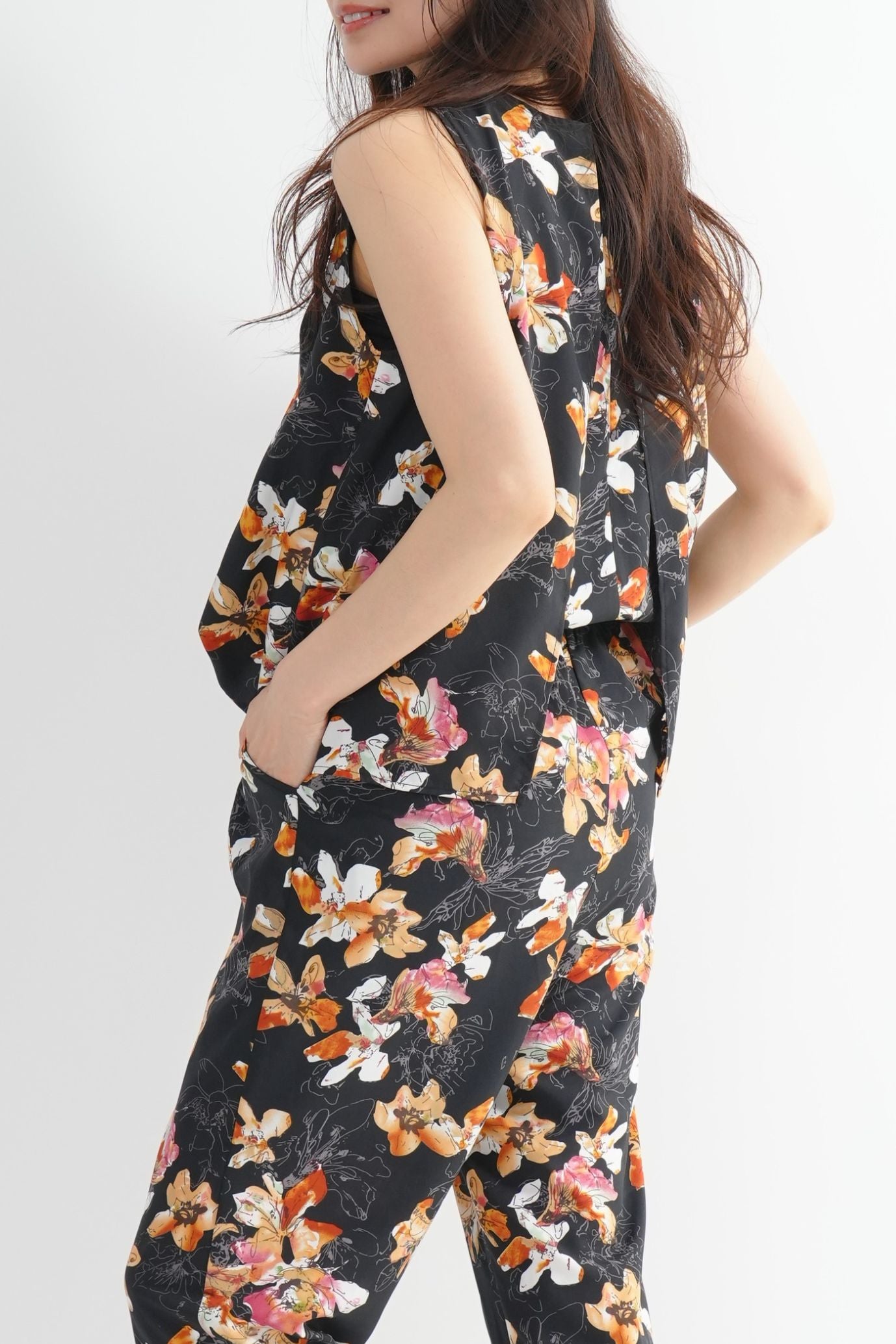 <30%OFF>バックスリットオールインワン