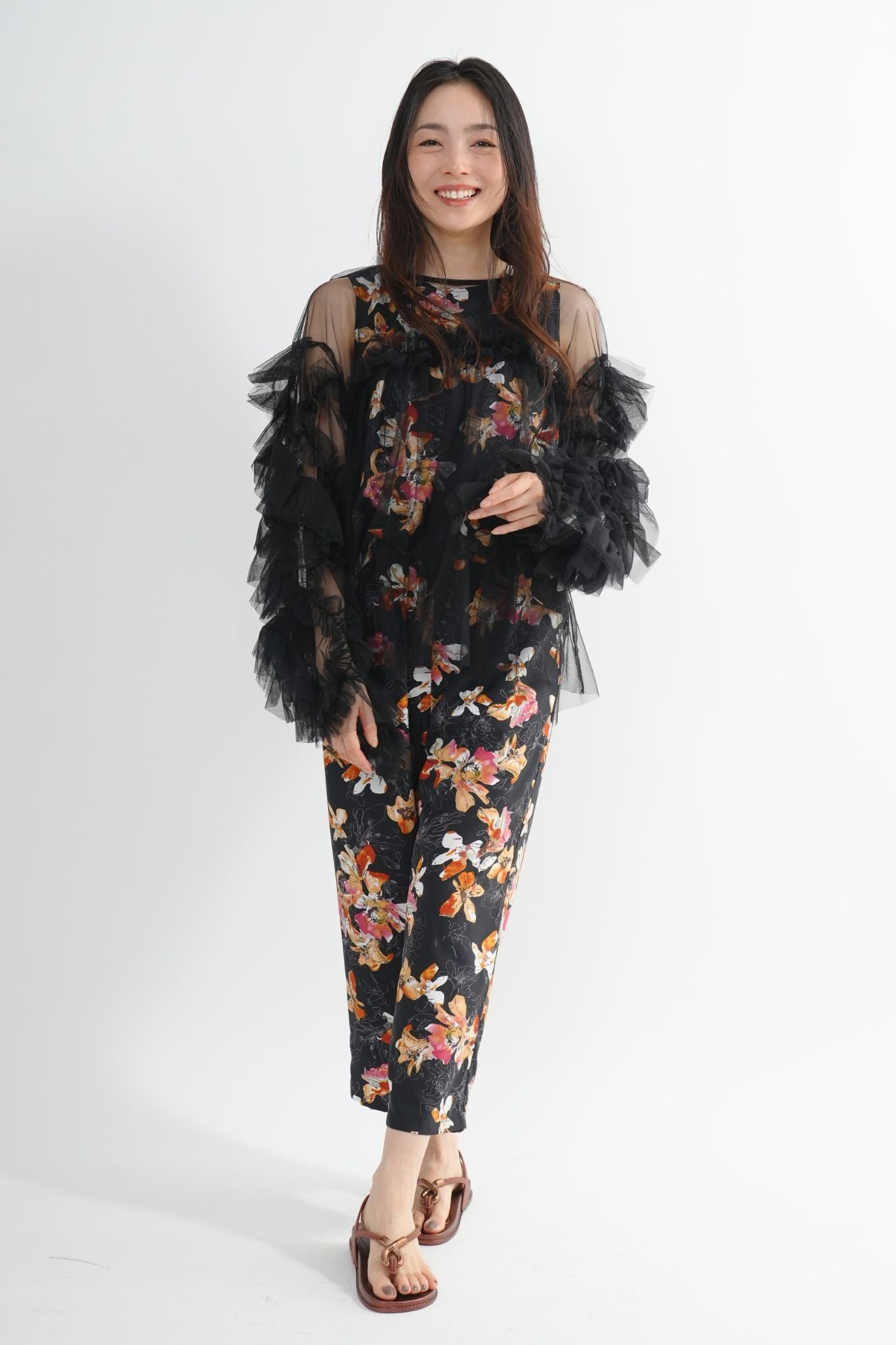 <30%OFF>バックスリットオールインワン