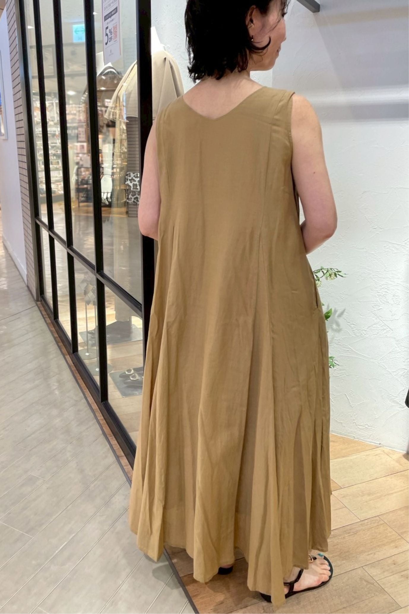 <20%OFF>コットン2WAYパネルワンピース