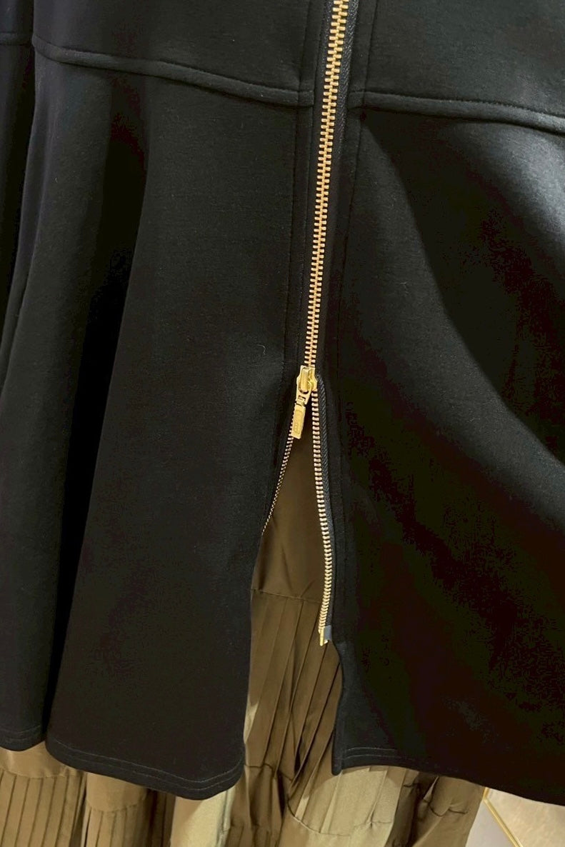 襟パールポンチョ