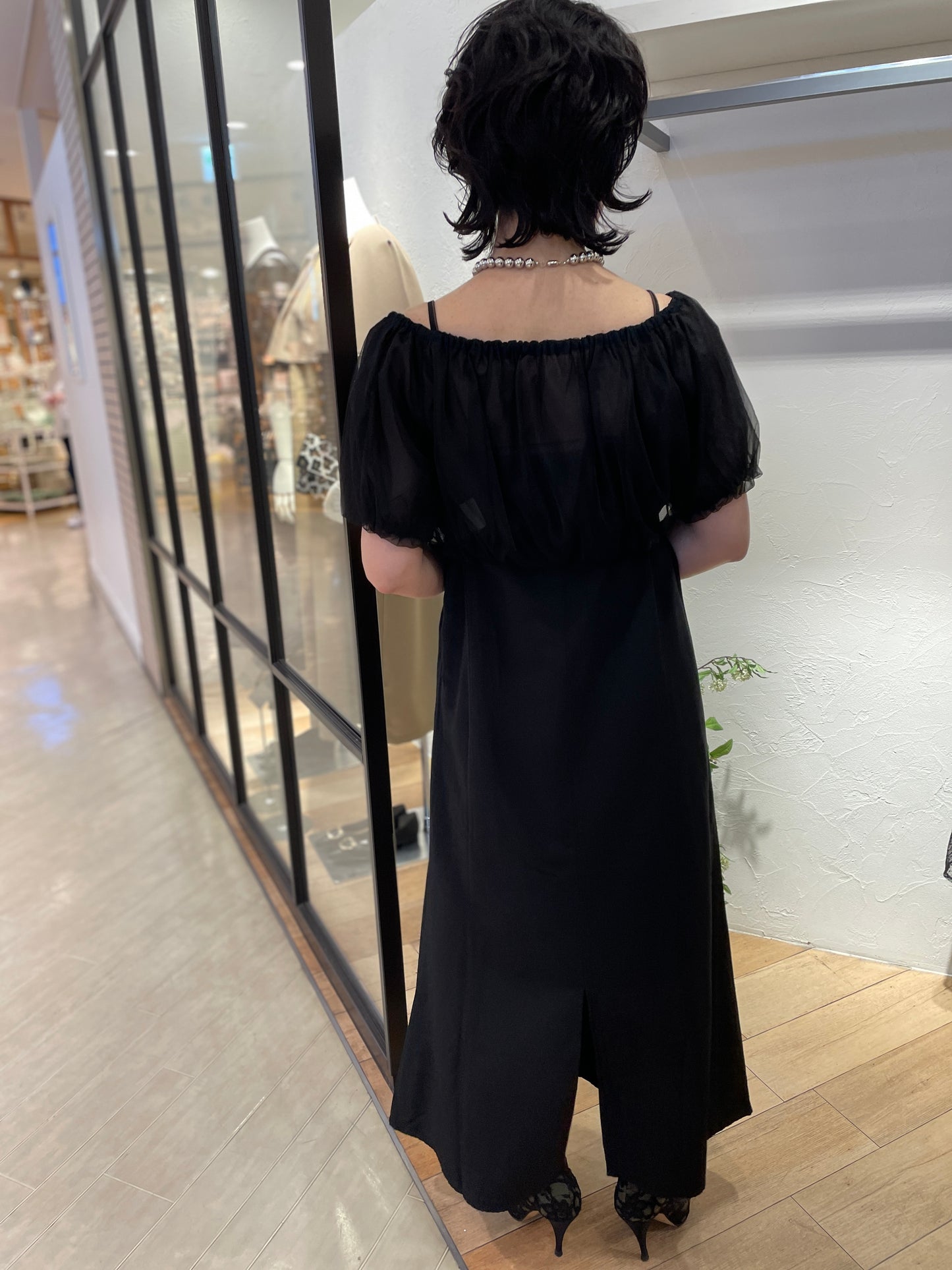 【NEW】シフォンボレロ袖付き