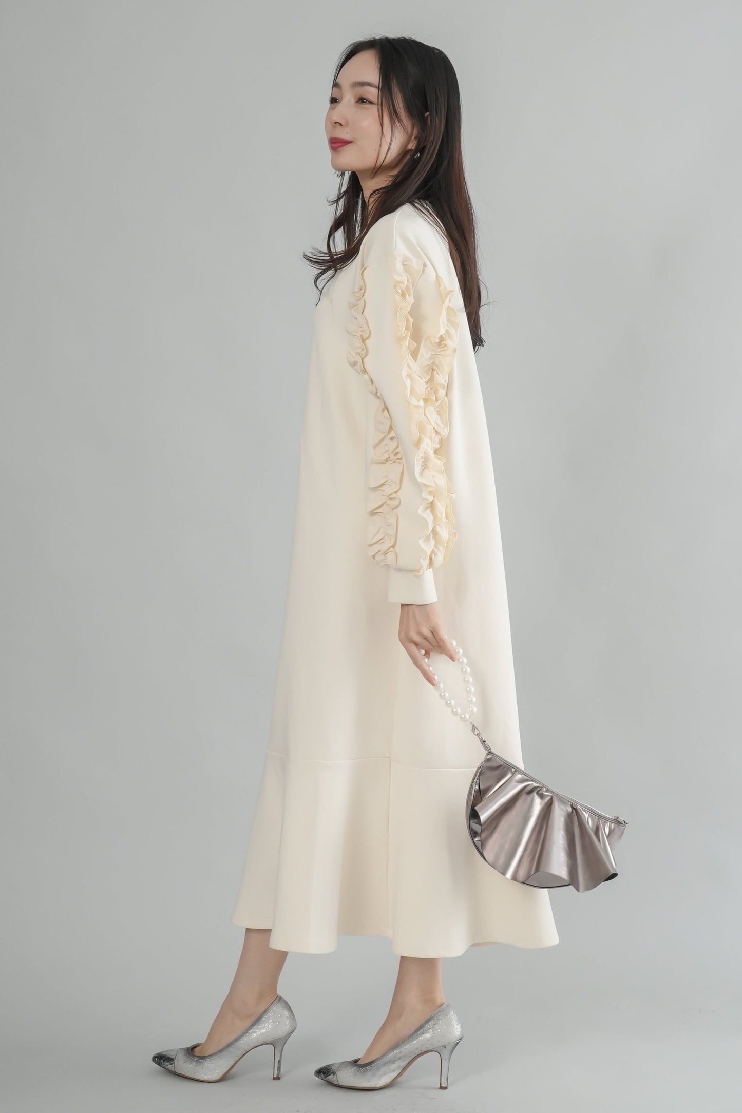 <20%OFF>パールハンドルクラッチバッグ