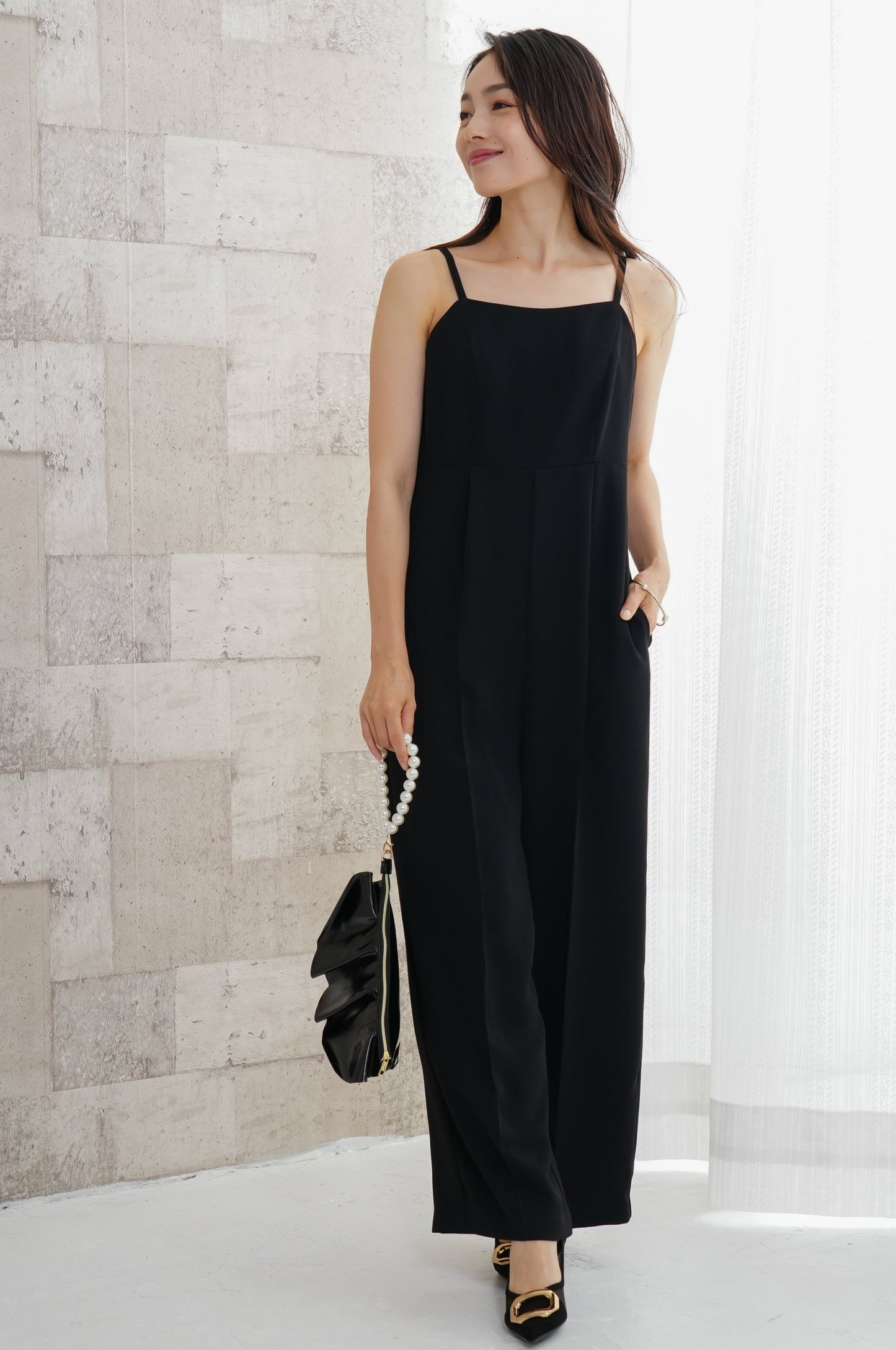 <20%OFF>パールハンドルクラッチバッグ