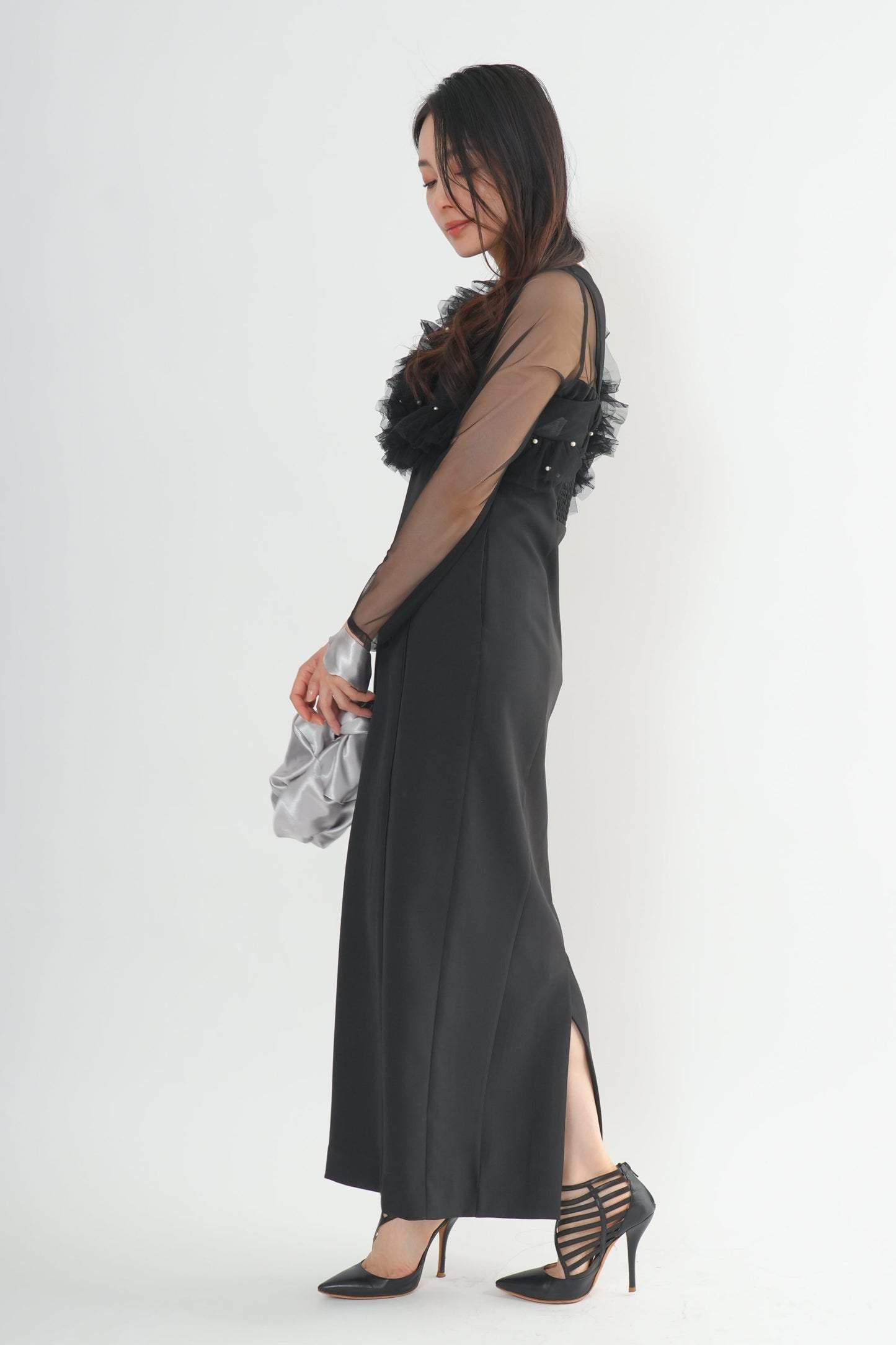 チュールビスチェドレス<2pcs SET>