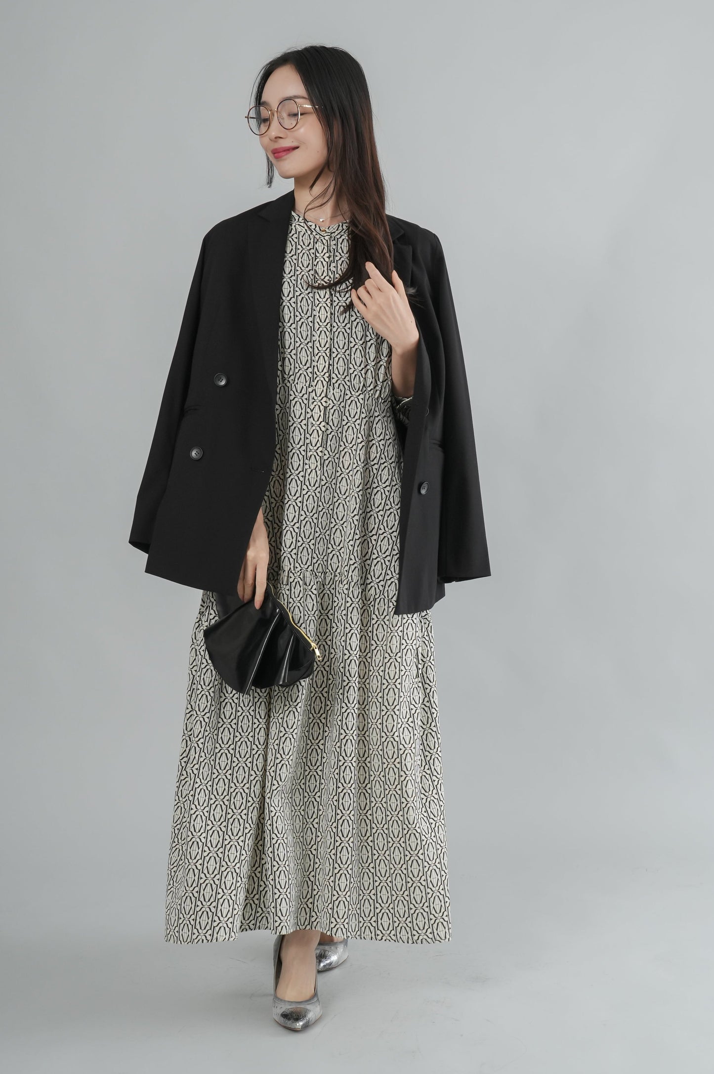 <20%OFF>パールハンドルクラッチバッグ