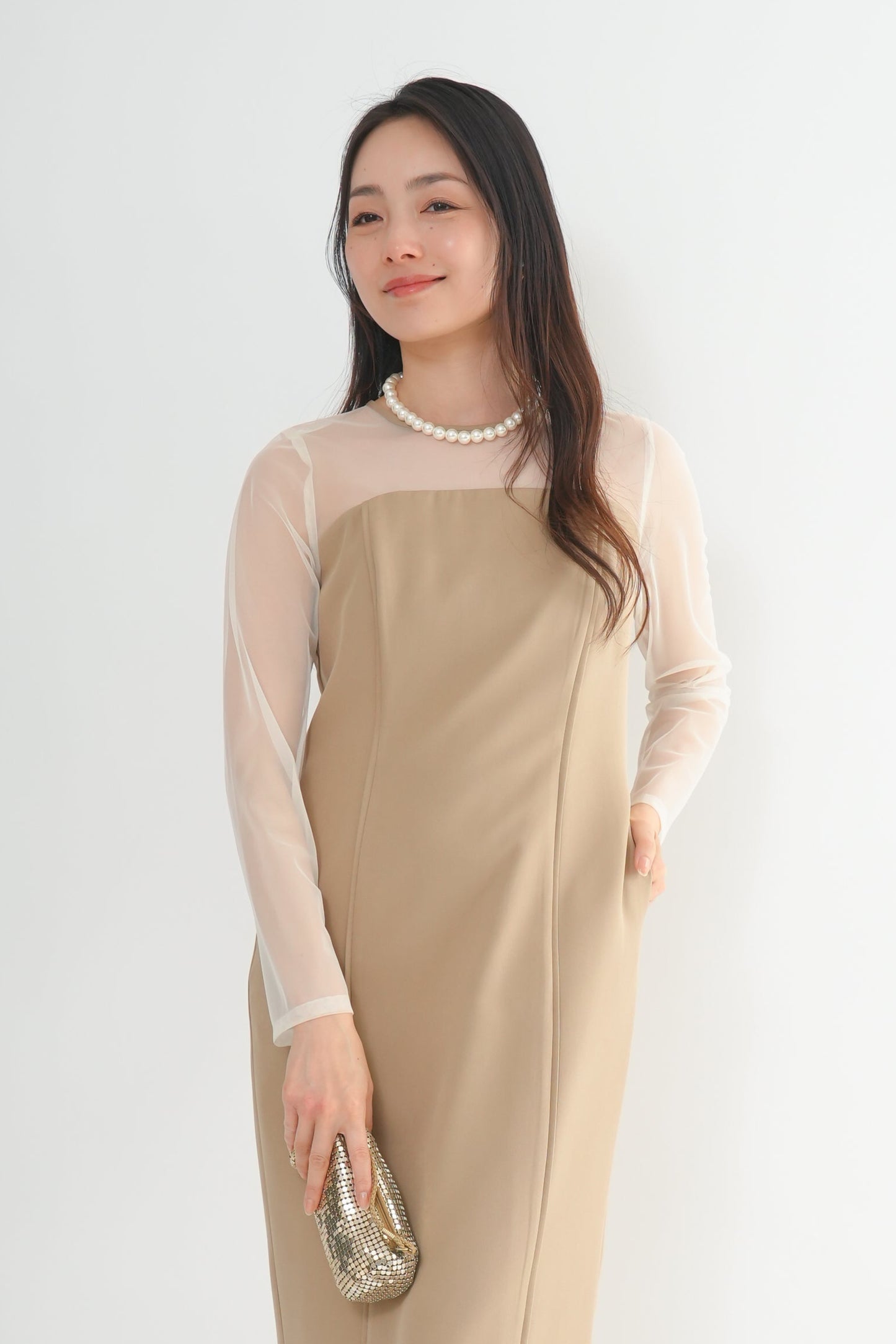 チュールビスチェドレス<2pcs SET>