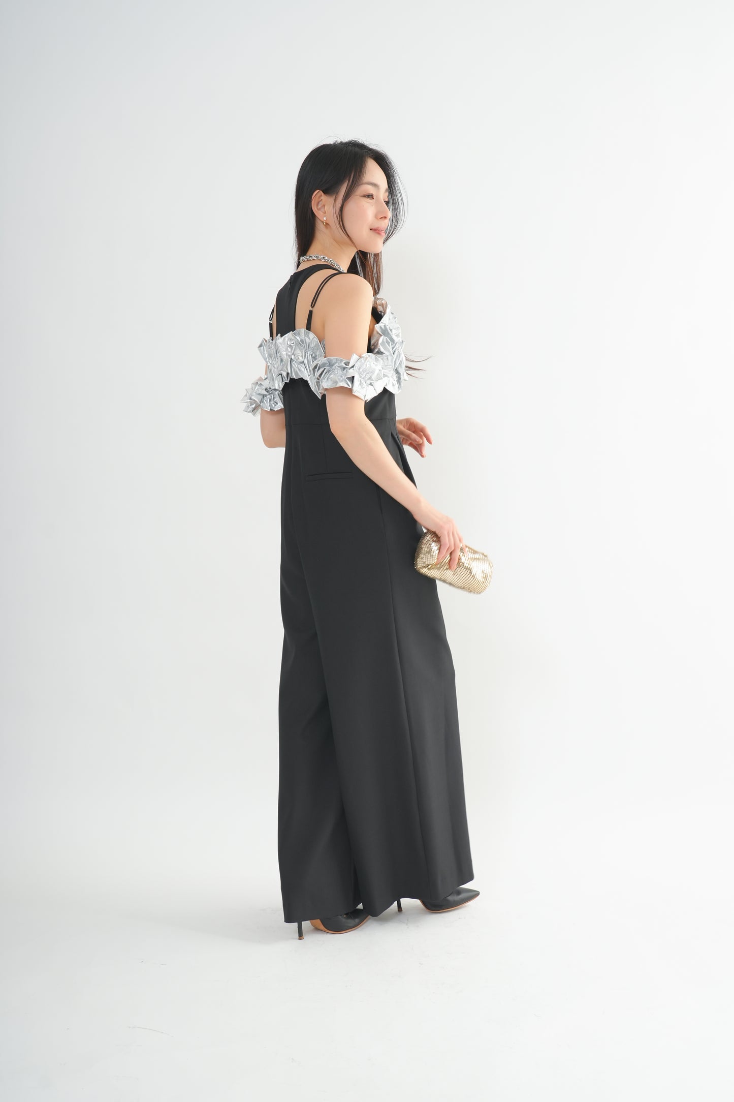 フリルビスチェパンツドレス<3pcs SET>