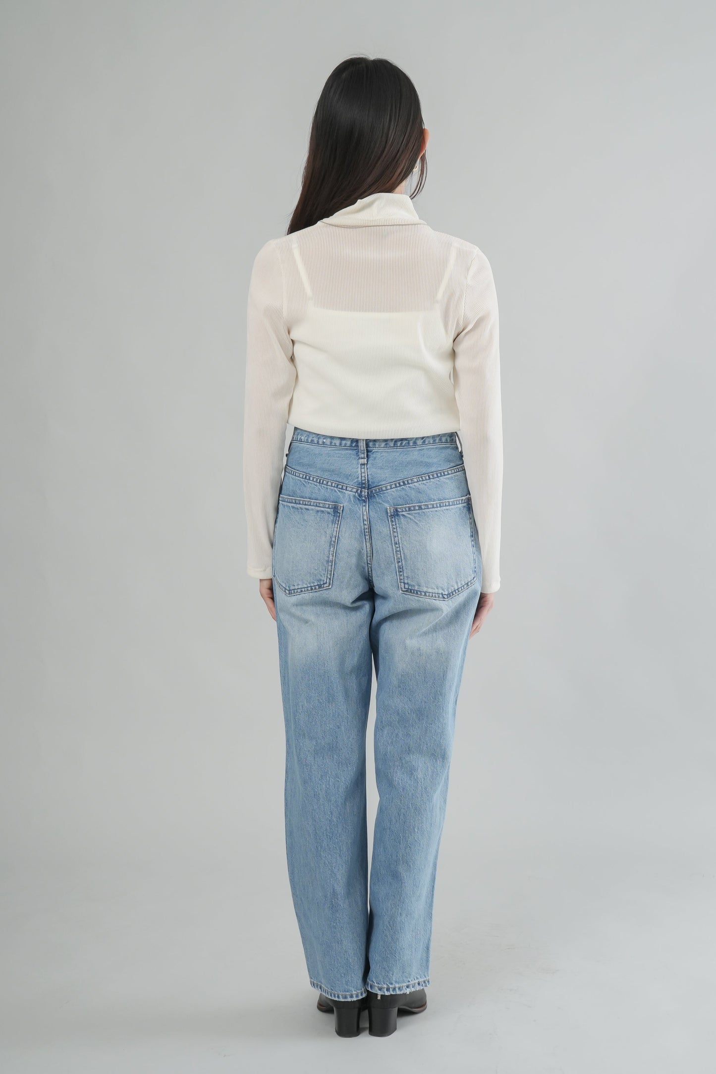 デニムストレートパンツ 2