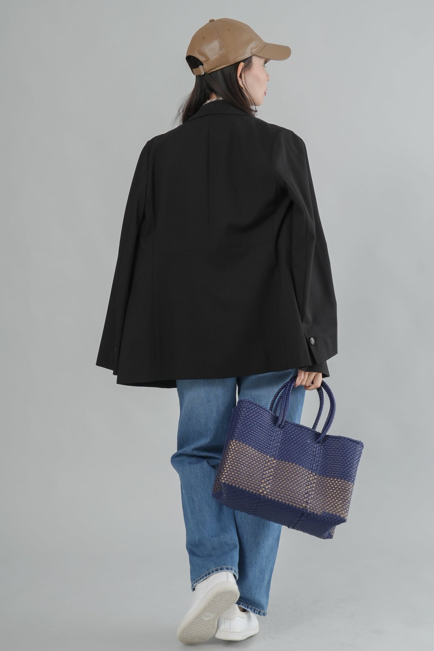 <30%OFF>Moon Birdメルカドバッグ (ネイビー)
