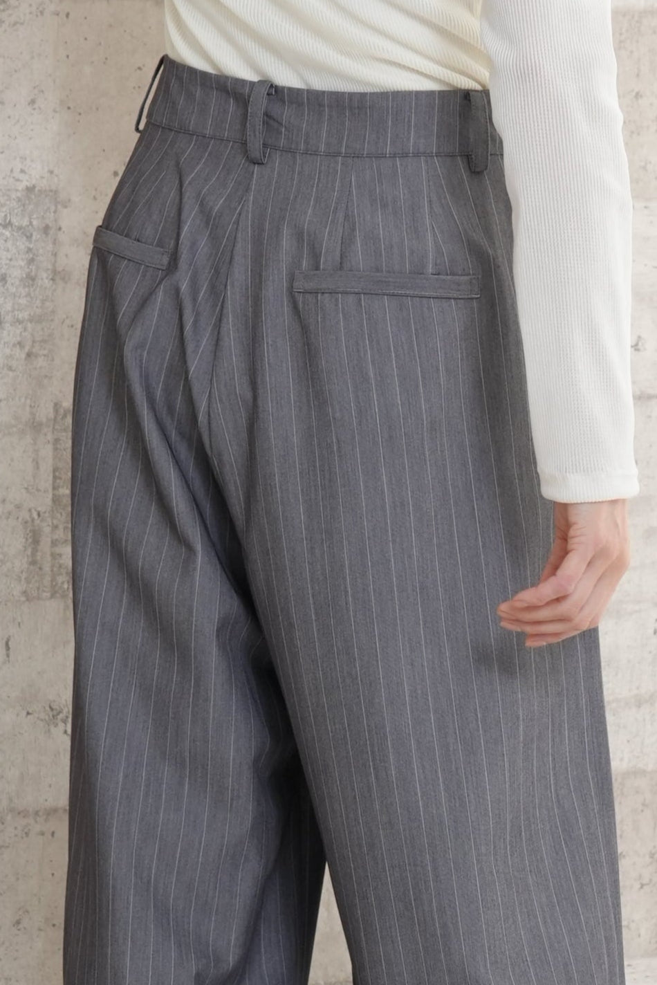 アシメワイドパンツ