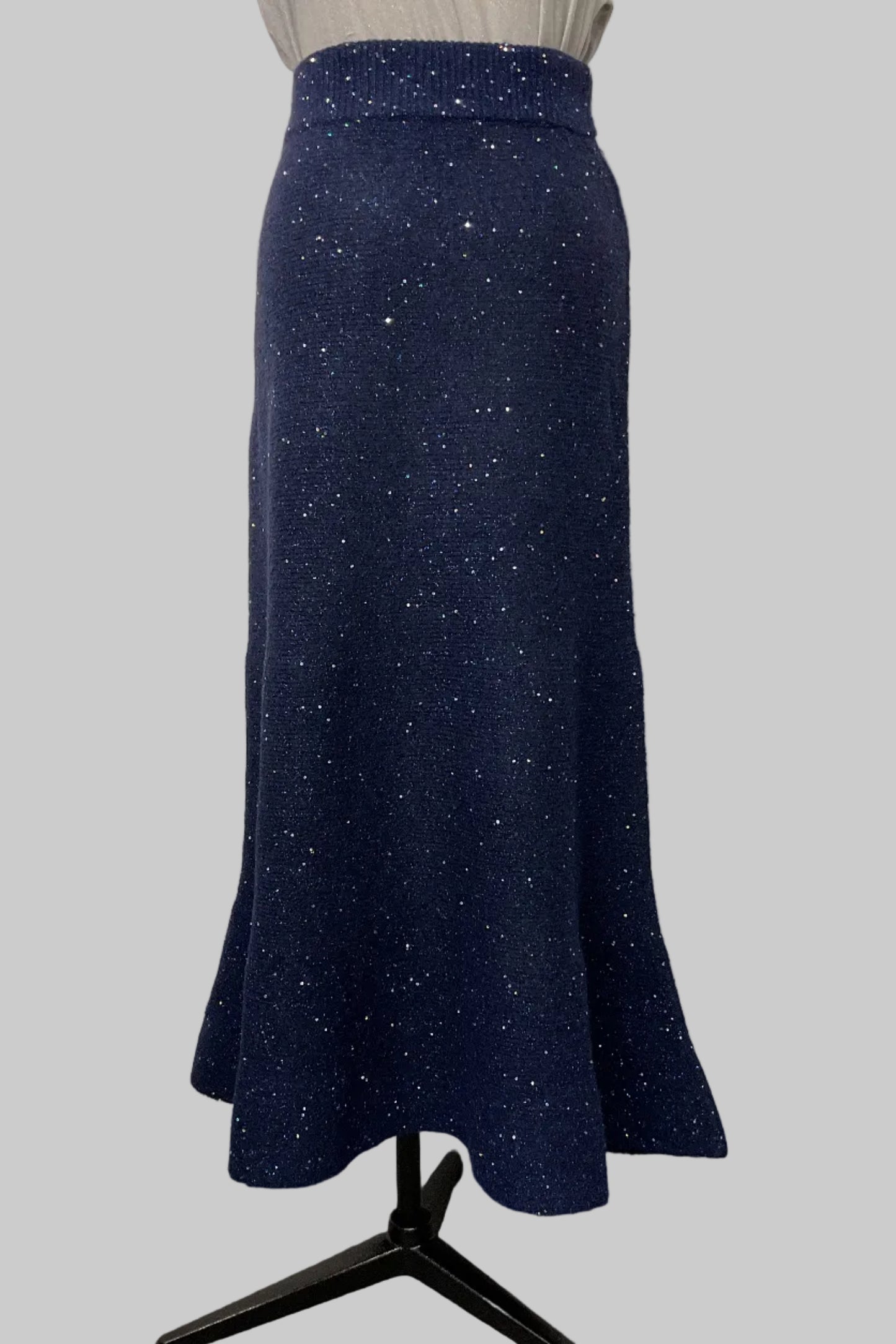 <20%OFF>スパンコールニットスカート