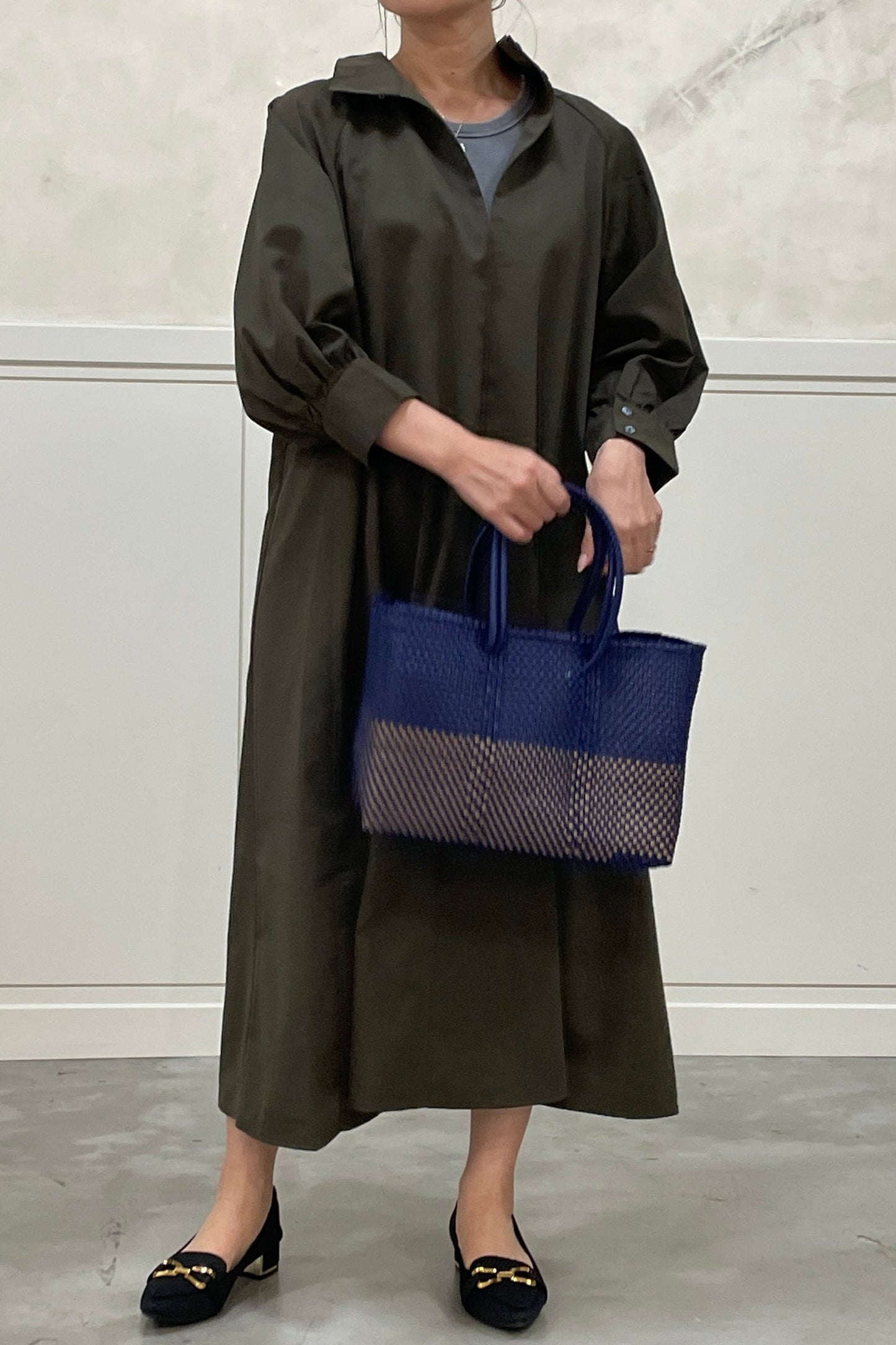 <30%OFF>Moon Birdメルカドバッグ (ネイビー)