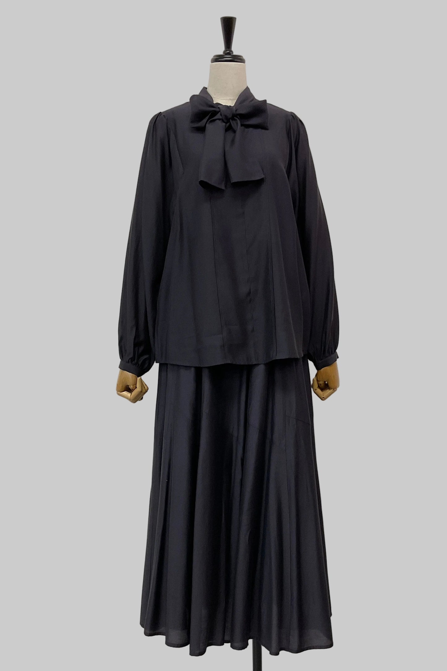 2WAYシルキーボウタイブラウス