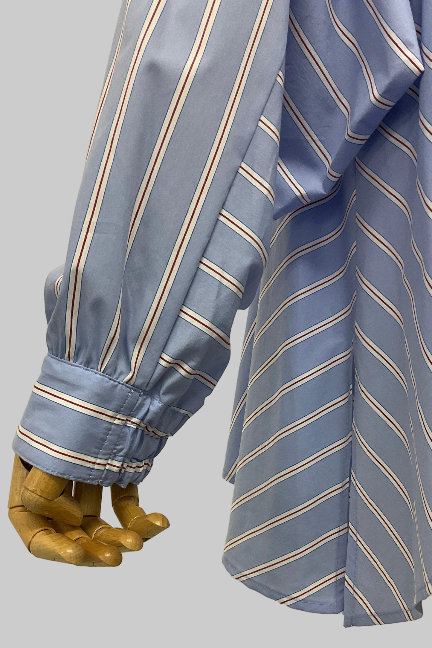 ストライプフレアシャツ