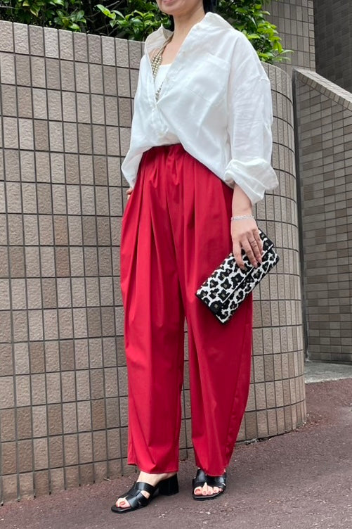 タックバレルパンツ