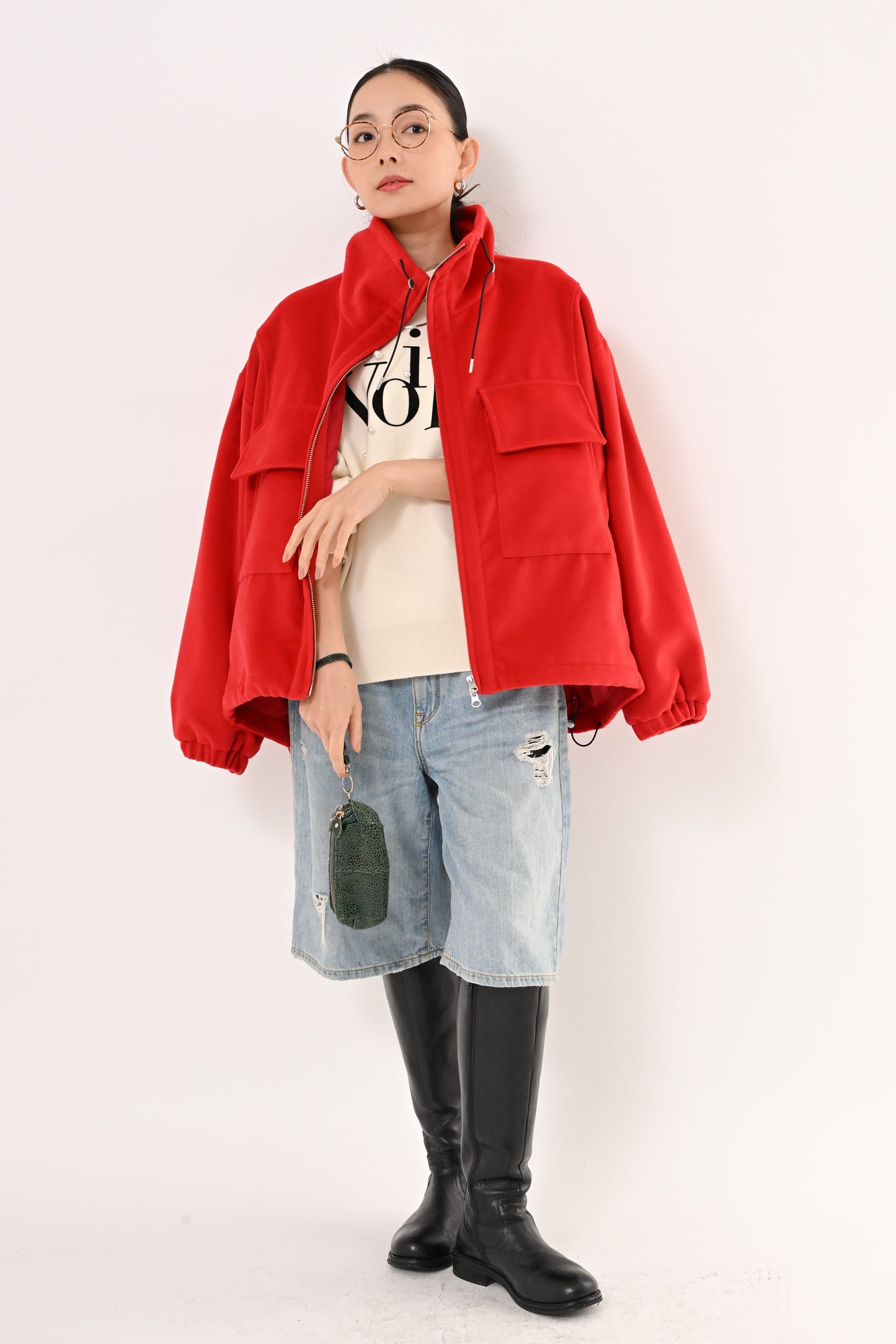 〈40%OFF〉ボリュームブルゾン