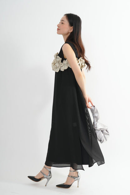 ＜新色＞［ＮＥＷ］フリルビスチェパンツドレス<3pcs SET>