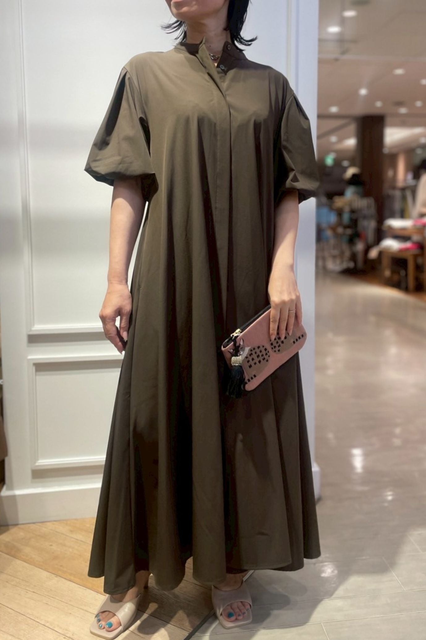 ［ＮＥＷ］アイスタッチバルーンスリーブワンピース