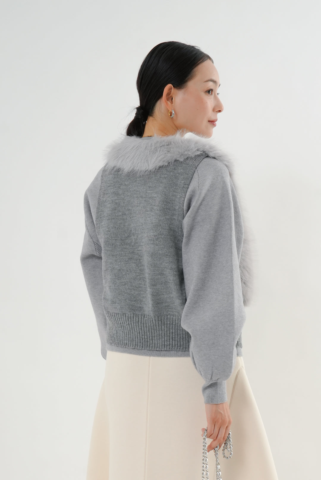 【予約販売】パールボタンファーベスト