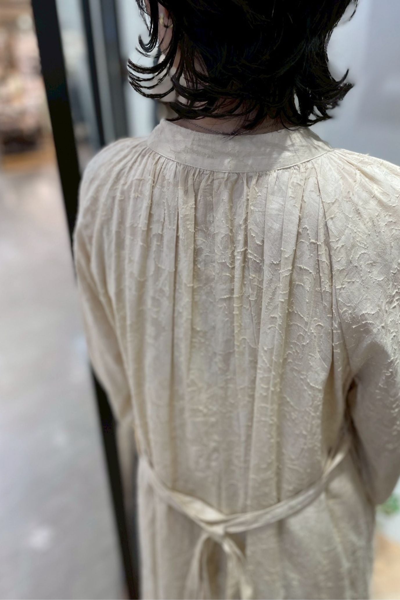 5月2日入荷予定［ＮＥＷ］コットンフラワージャガードワンピース　