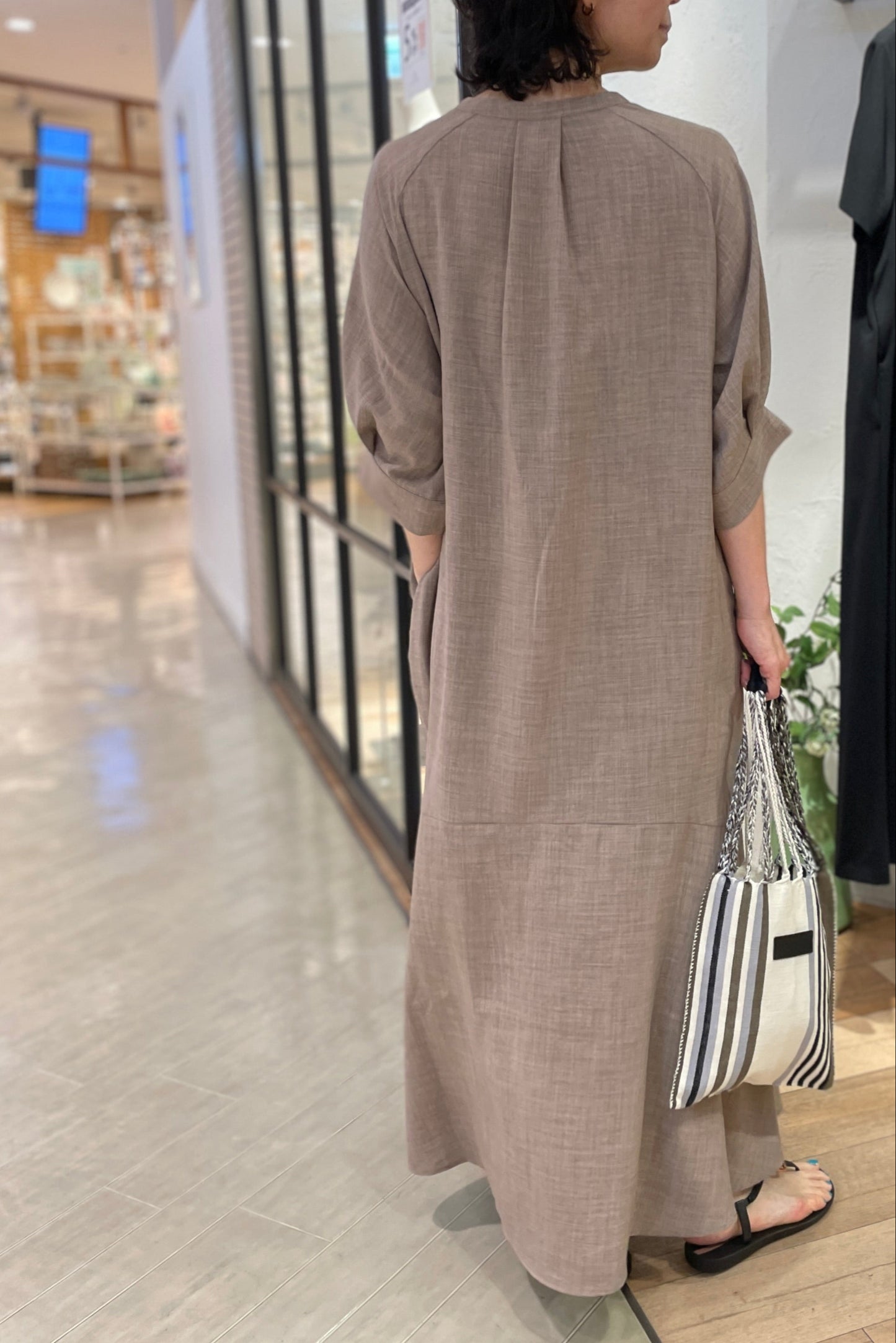 ５月２日入荷予定［ＮＥＷ］ロープベルトリネンライクワンピ