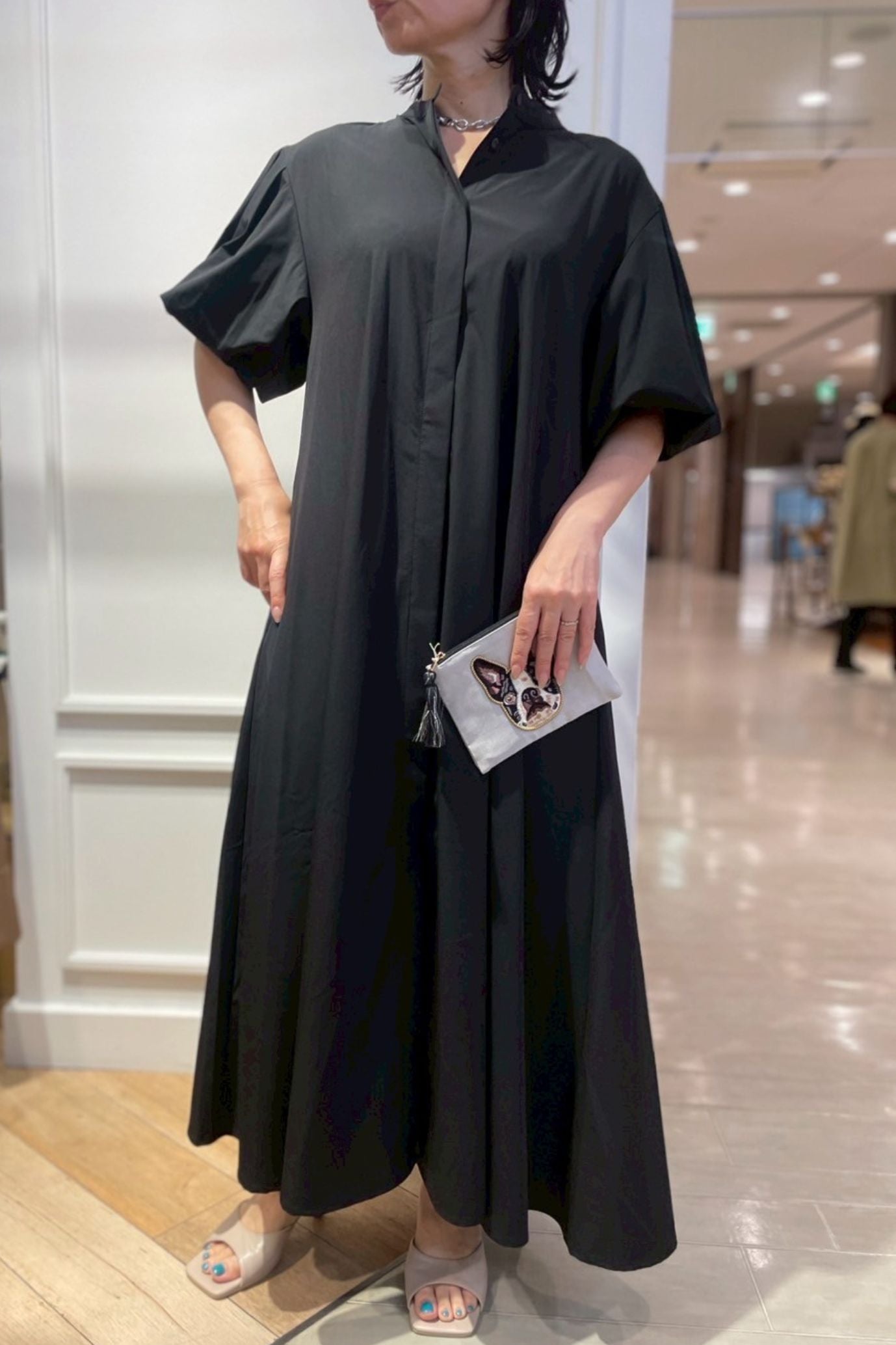 ［ＮＥＷ］アイスタッチバルーンスリーブワンピース
