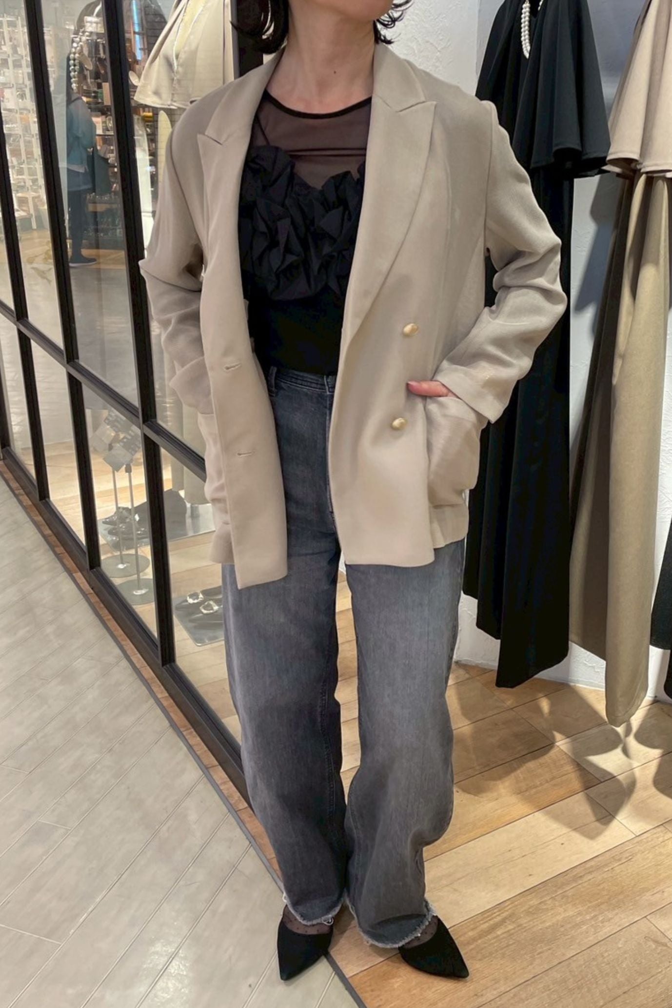 メッシュダブルジャケット