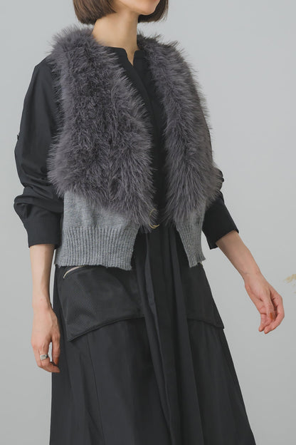 ［ＮＥＷ］ショートファーベスト