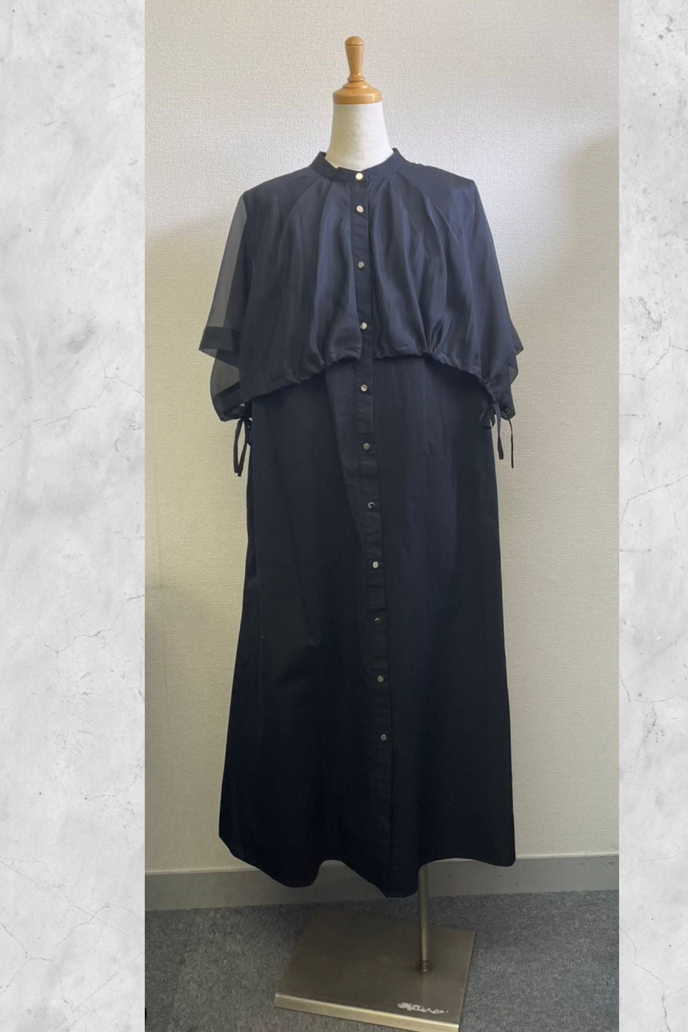［ＮＥＷ］シアーケープワンピース