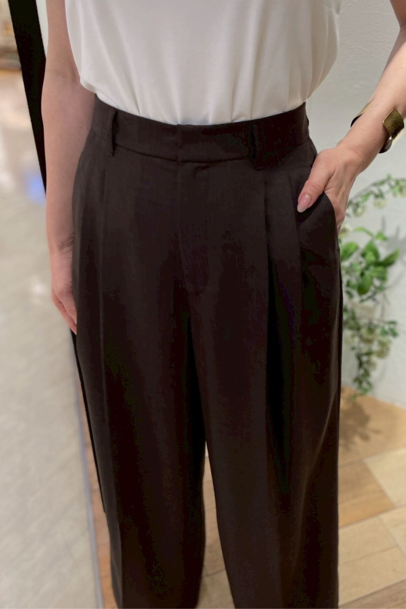 ［ＮＥＷ］シャンブレータックパンツ