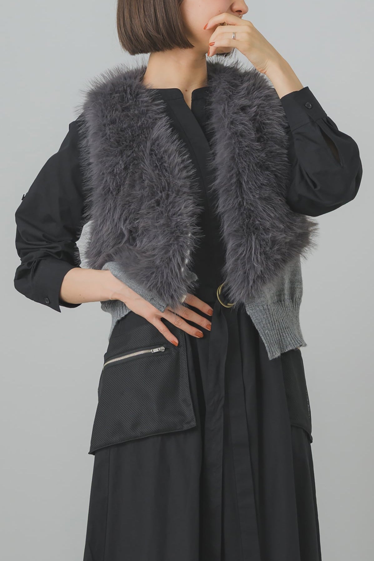 ［ＮＥＷ］ショートファーベスト