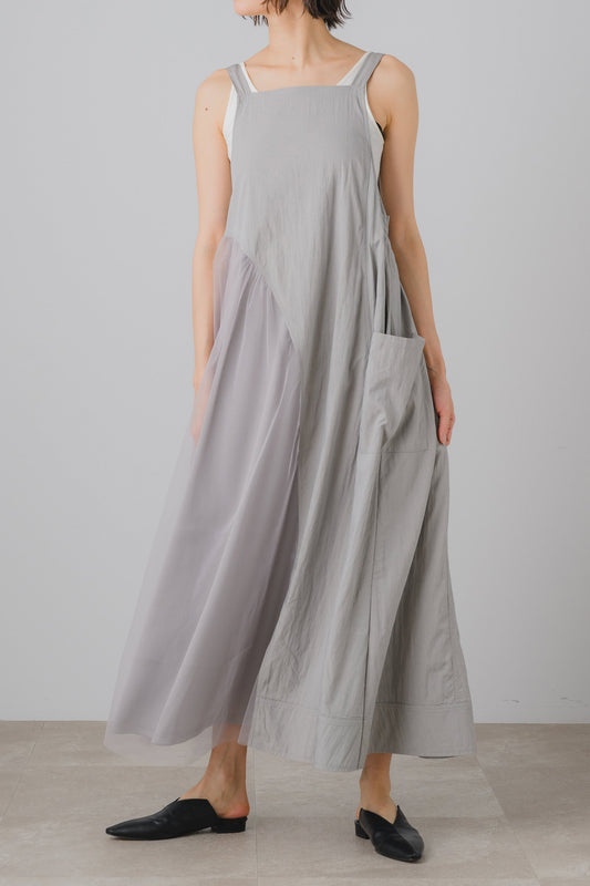 〈ご試着キャンペーン対象品〉チュールコンビジャンパースカート